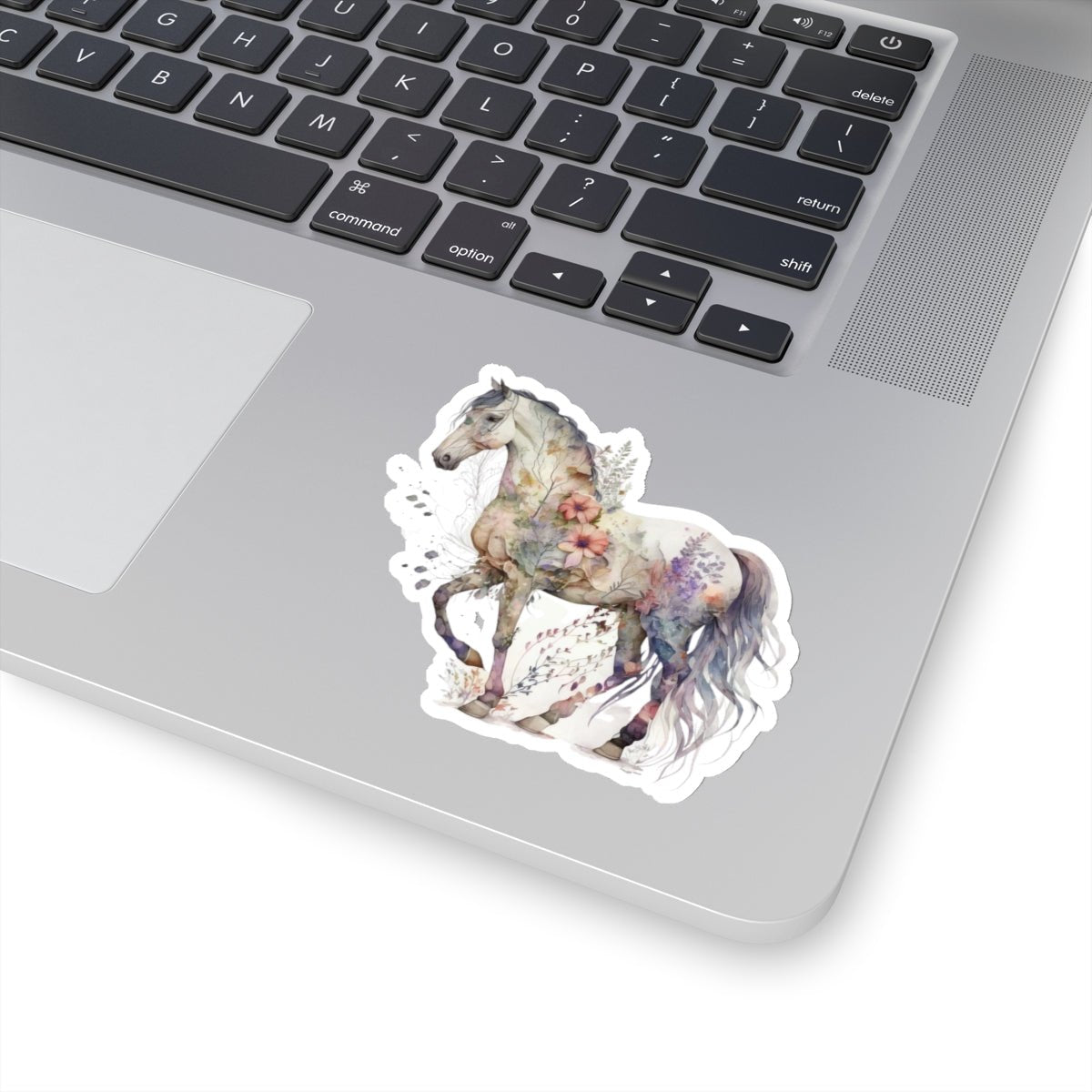 Boho Horse, Floral, Horse, Kiss-Cut Stickers - SmorgeousByGina