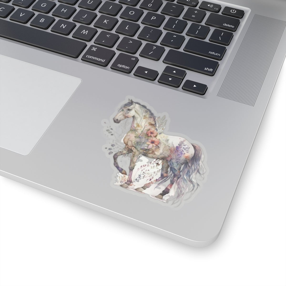 Boho Horse, Floral, Horse, Kiss-Cut Stickers - SmorgeousByGina