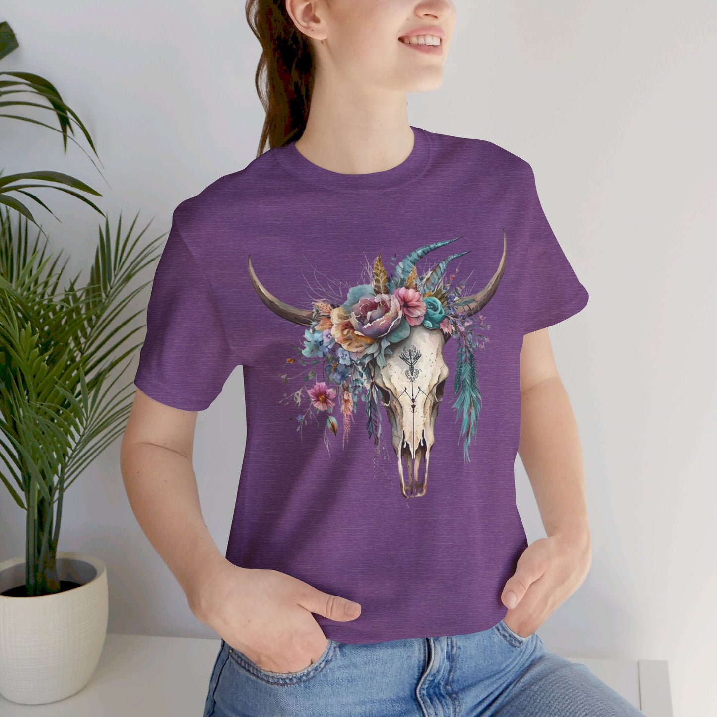 Boho Longhorn Unisex Tee - SmorgeousByGina