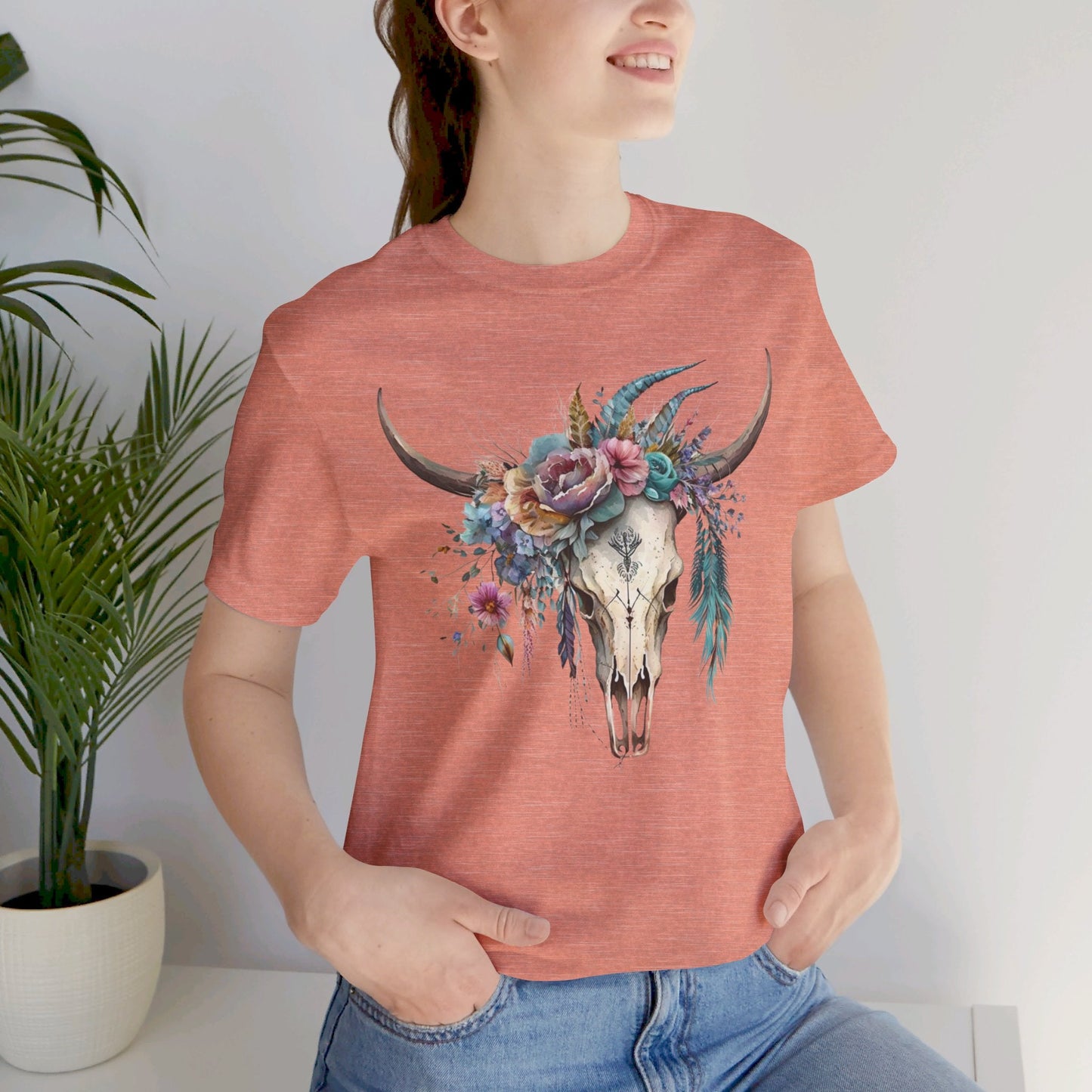 Boho Longhorn Unisex Tee - SmorgeousByGina