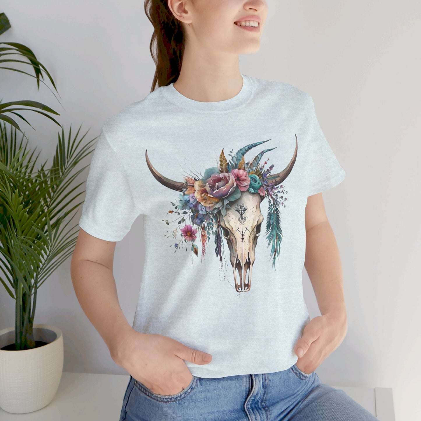 Boho Longhorn Unisex Tee - SmorgeousByGina