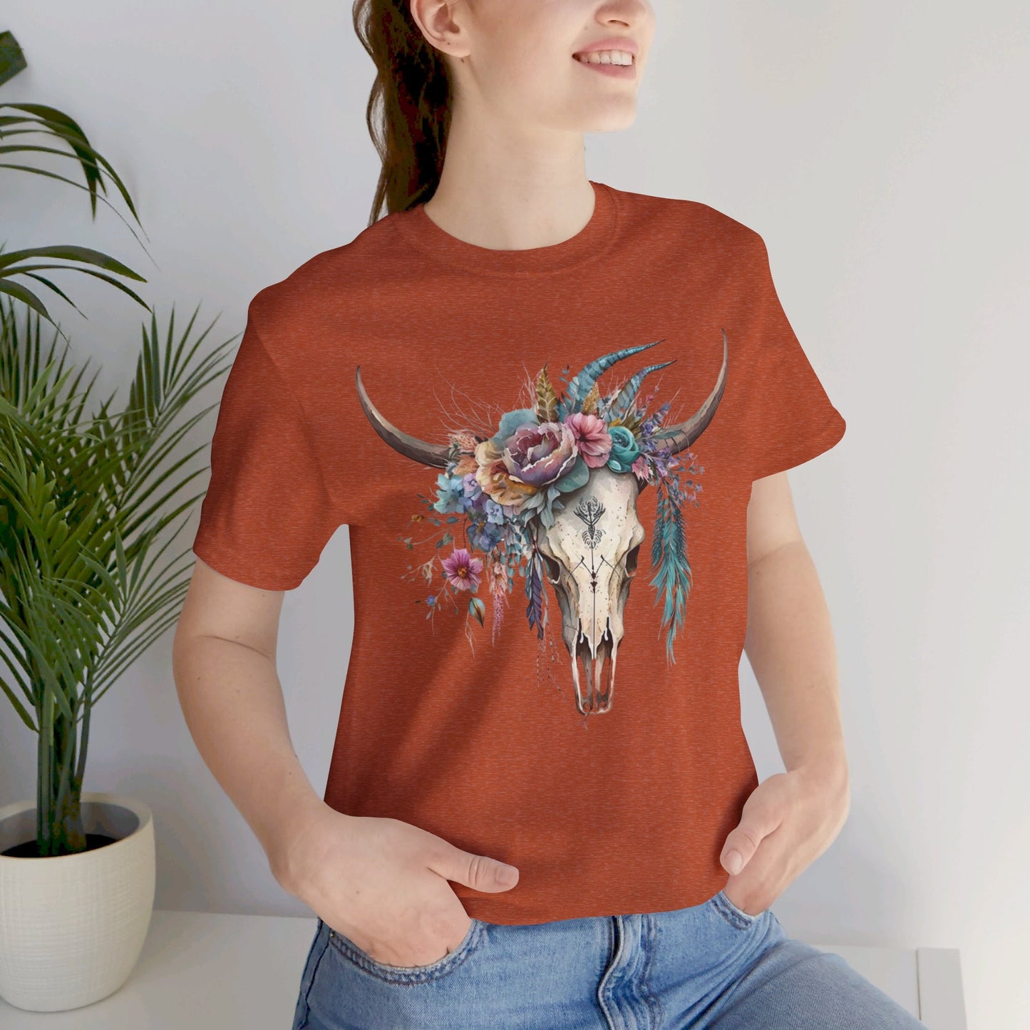 Boho Longhorn Unisex Tee - SmorgeousByGina