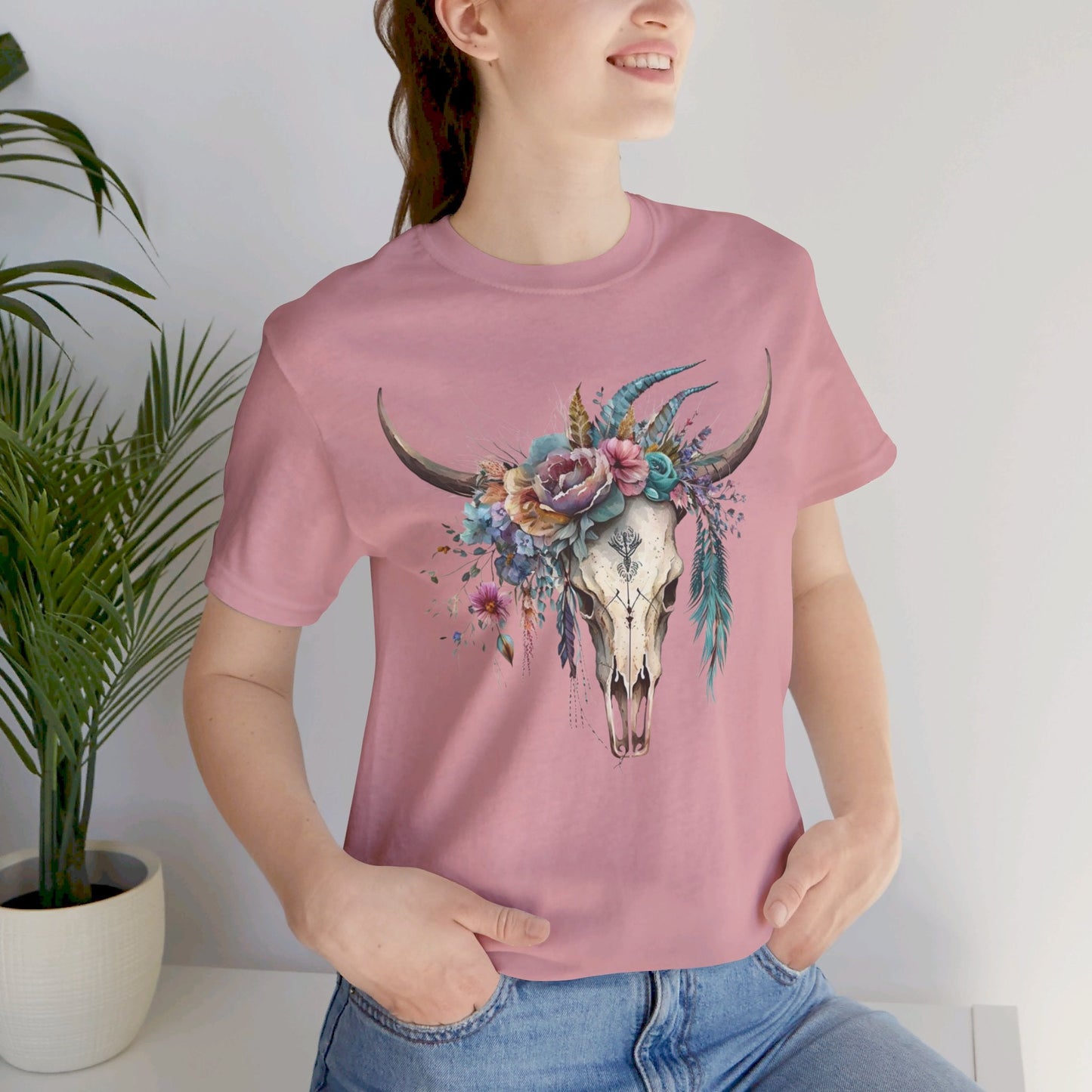 Boho Longhorn Unisex Tee - SmorgeousByGina