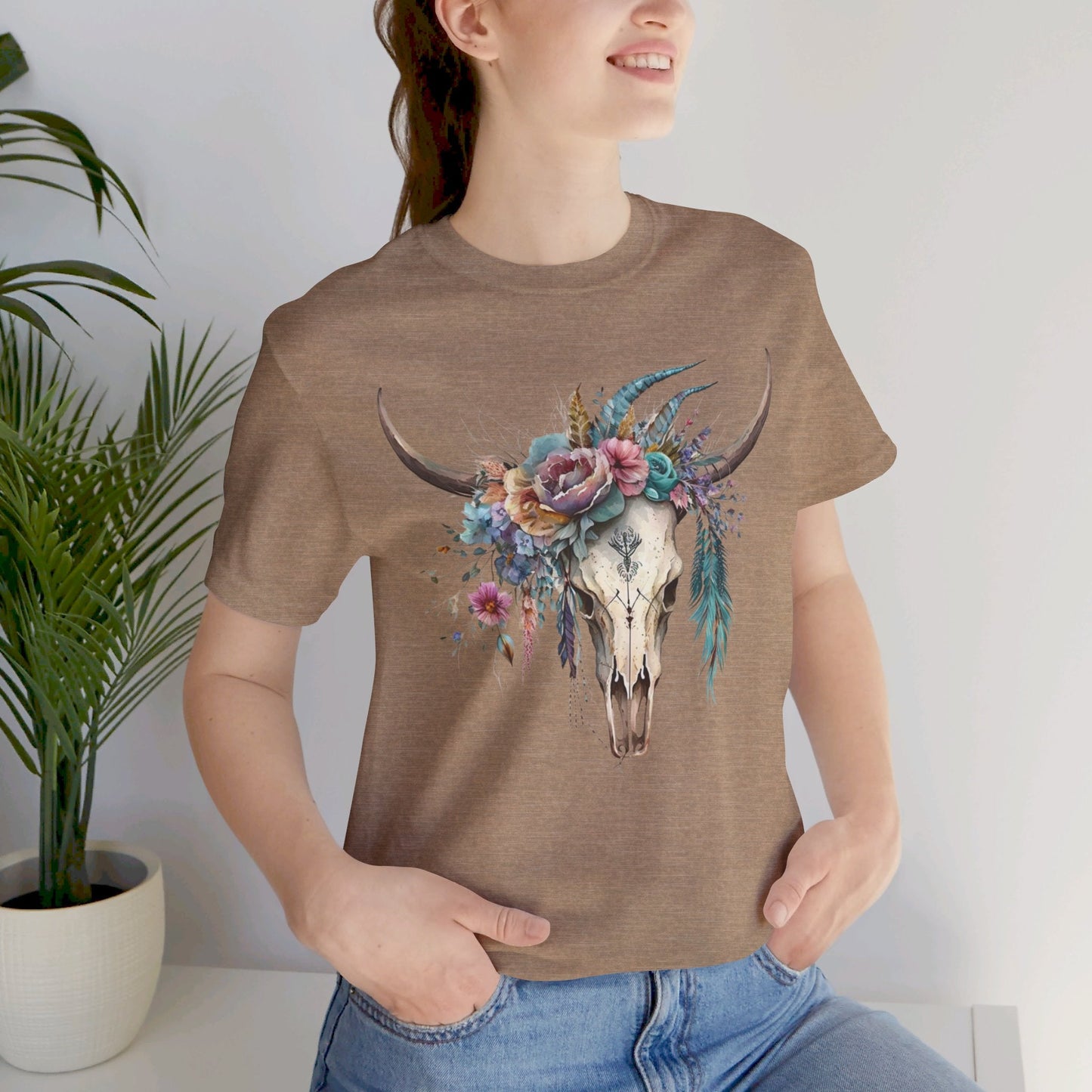 Boho Longhorn Unisex Tee - SmorgeousByGina