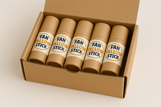 Mini FanTallowStick – Multi-Purpose Grass-Fed Tallow Balm