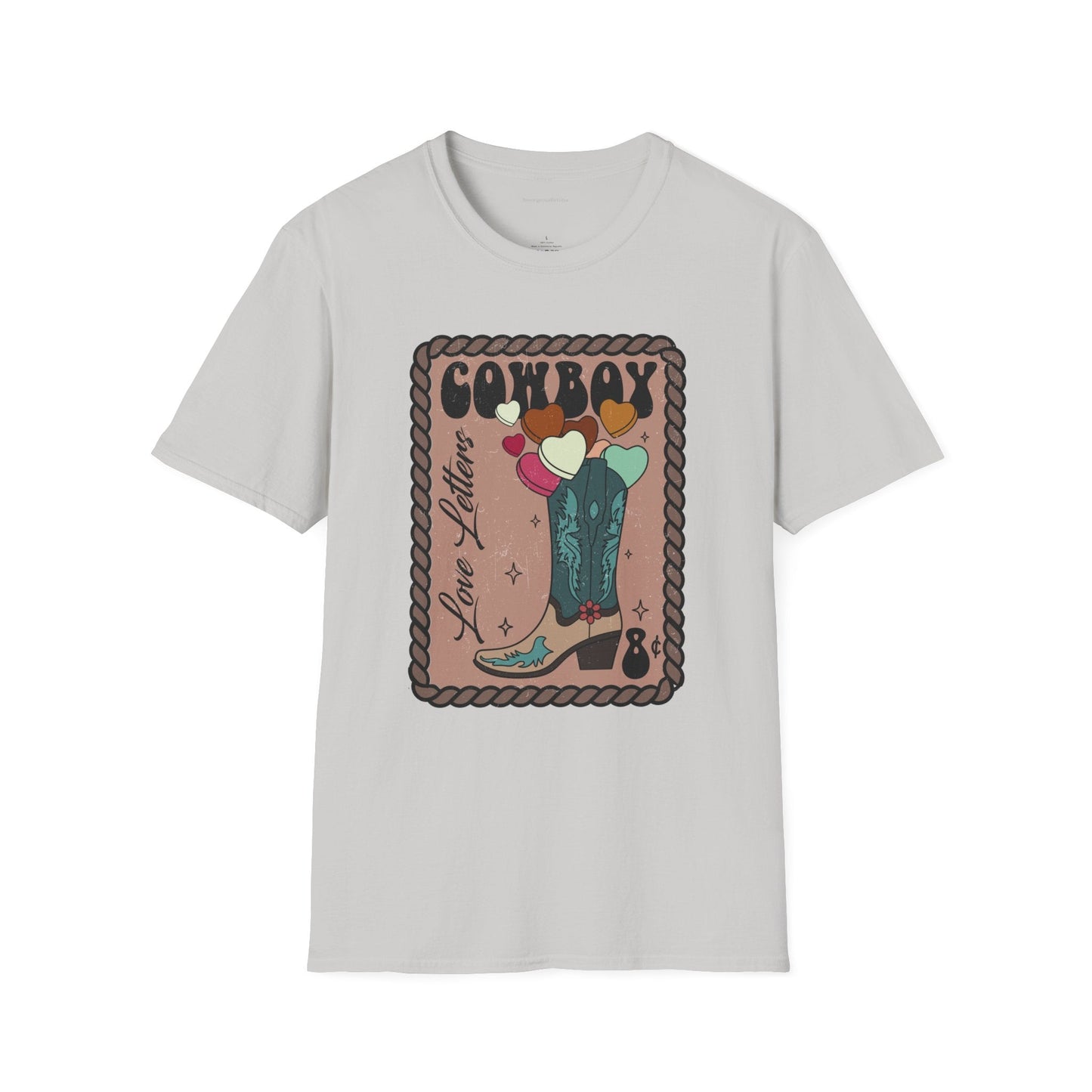 Cowboy Love Letters Softstyle T-Shirt - SmorgeousByGina