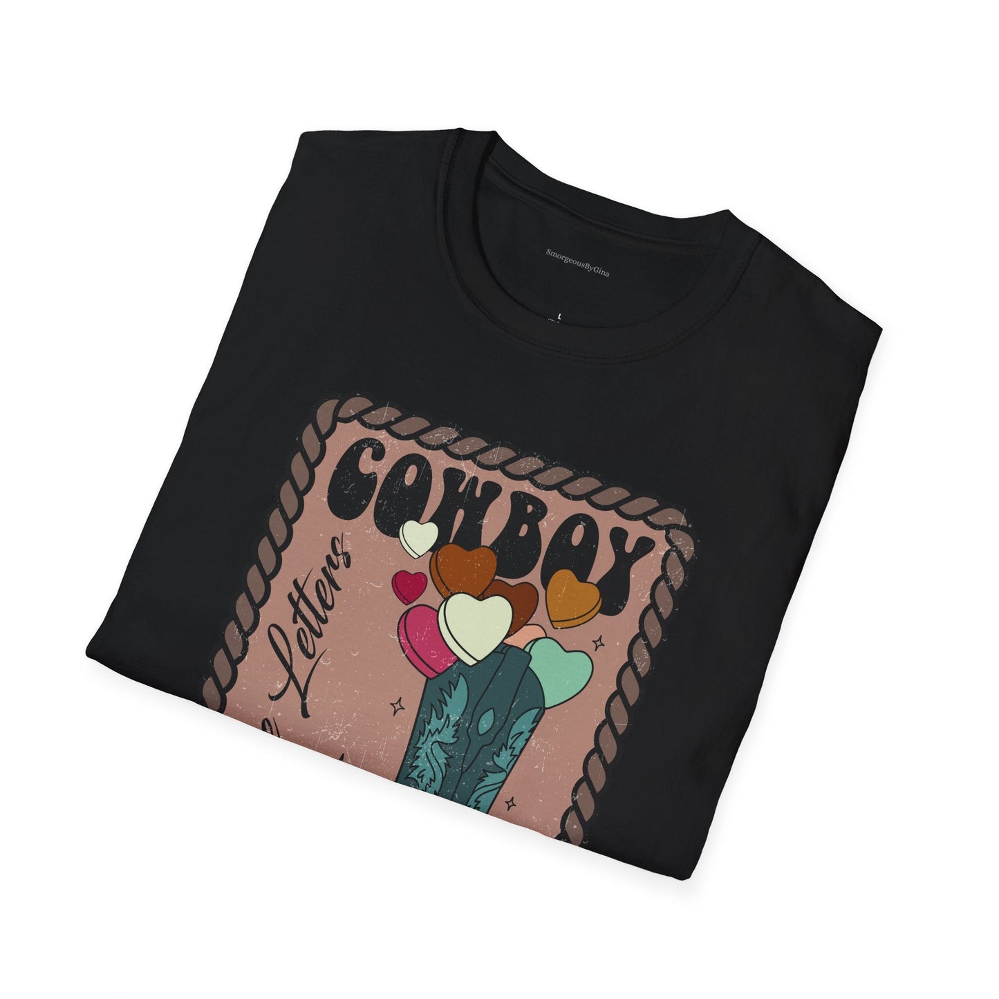 Cowboy Love Letters Softstyle T-Shirt - SmorgeousByGina