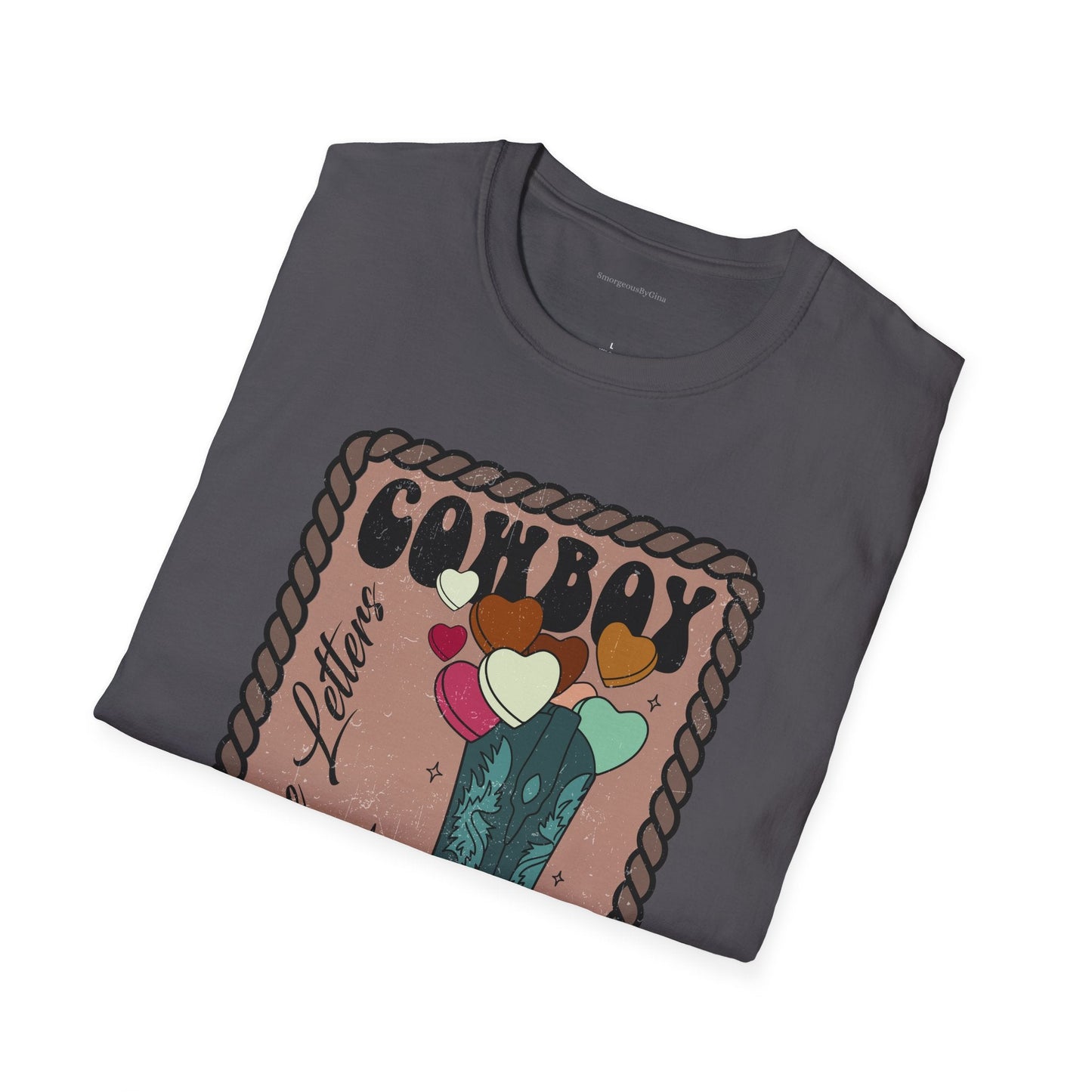 Cowboy Love Letters Softstyle T-Shirt - SmorgeousByGina