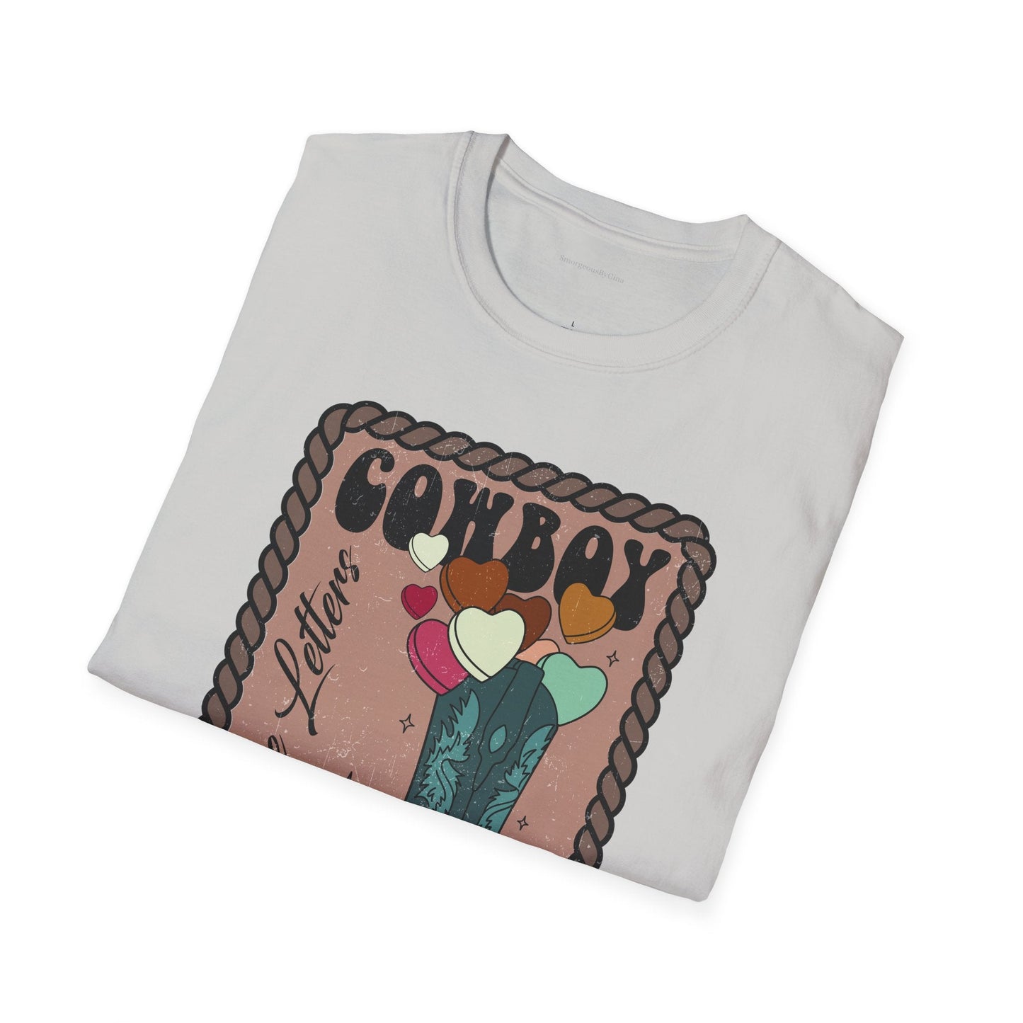 Cowboy Love Letters Softstyle T-Shirt - SmorgeousByGina