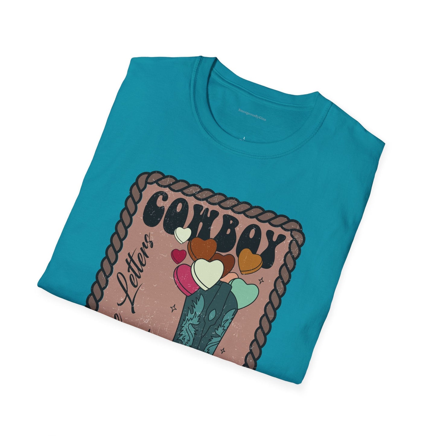 Cowboy Love Letters Softstyle T-Shirt - SmorgeousByGina