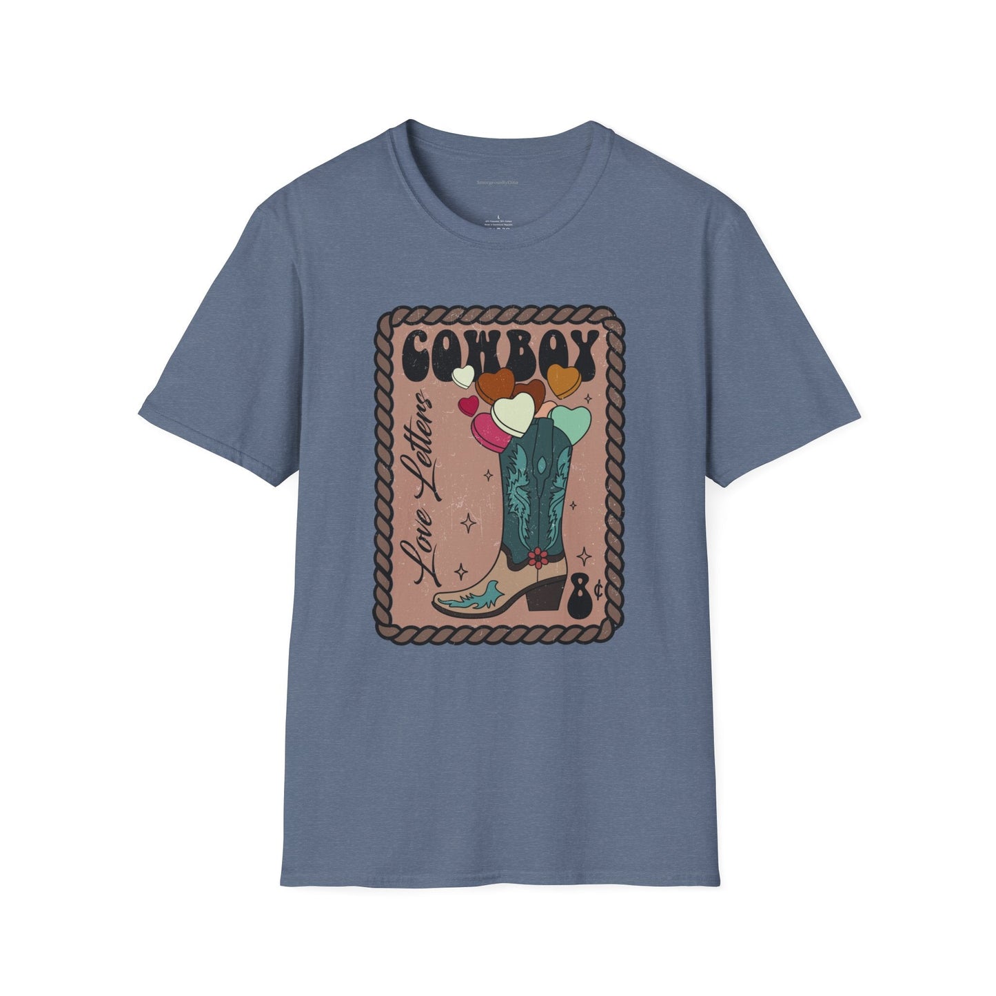Cowboy Love Letters Softstyle T-Shirt - SmorgeousByGina