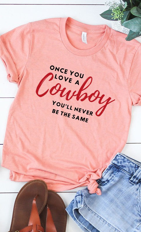 Love A Cowboy Graphic Tee