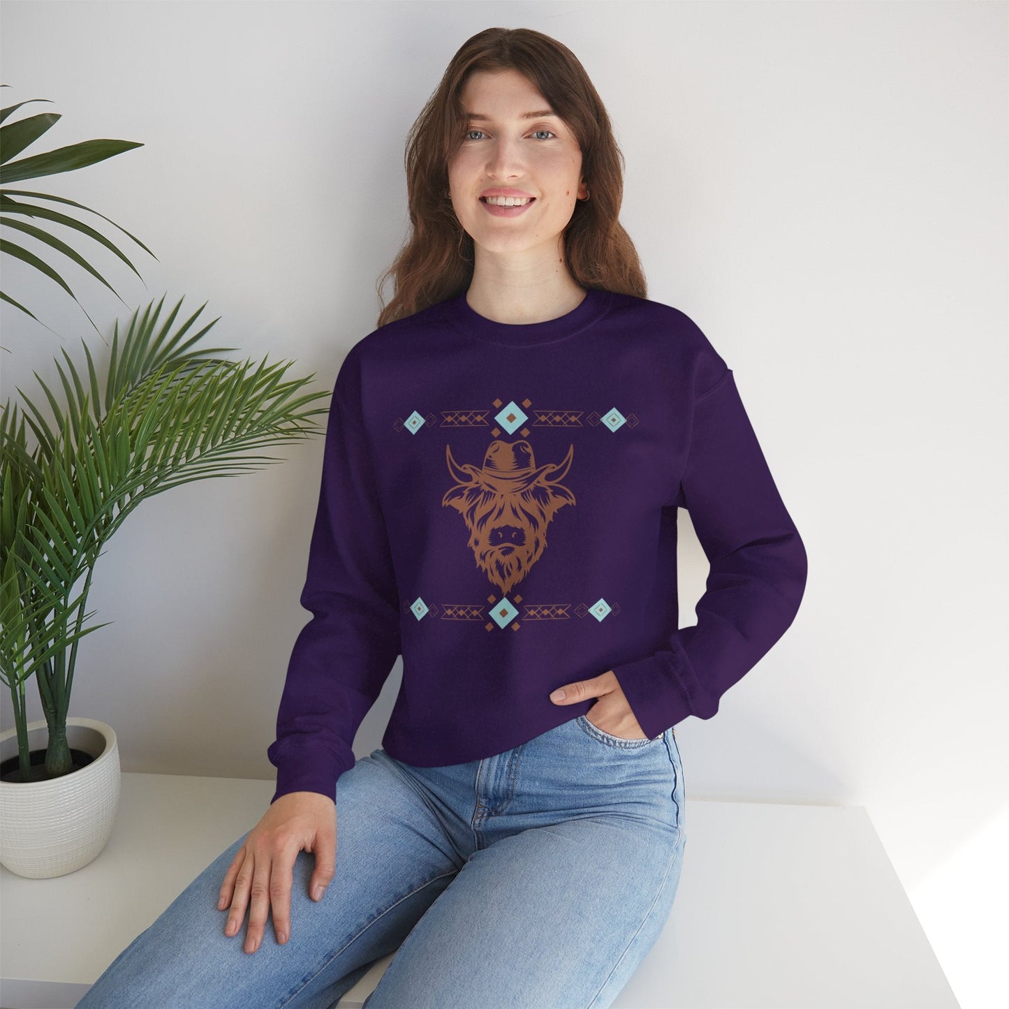 Diamond Highland Sweatshirt - SmorgeousByGina