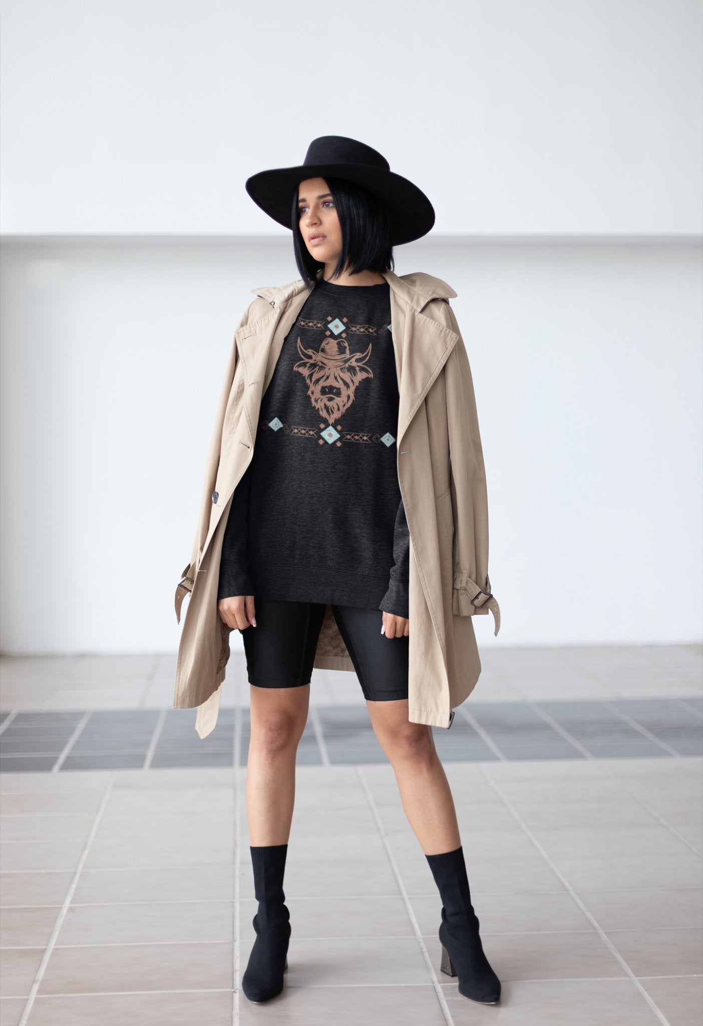 Diamond Highland Sweatshirt - SmorgeousByGina