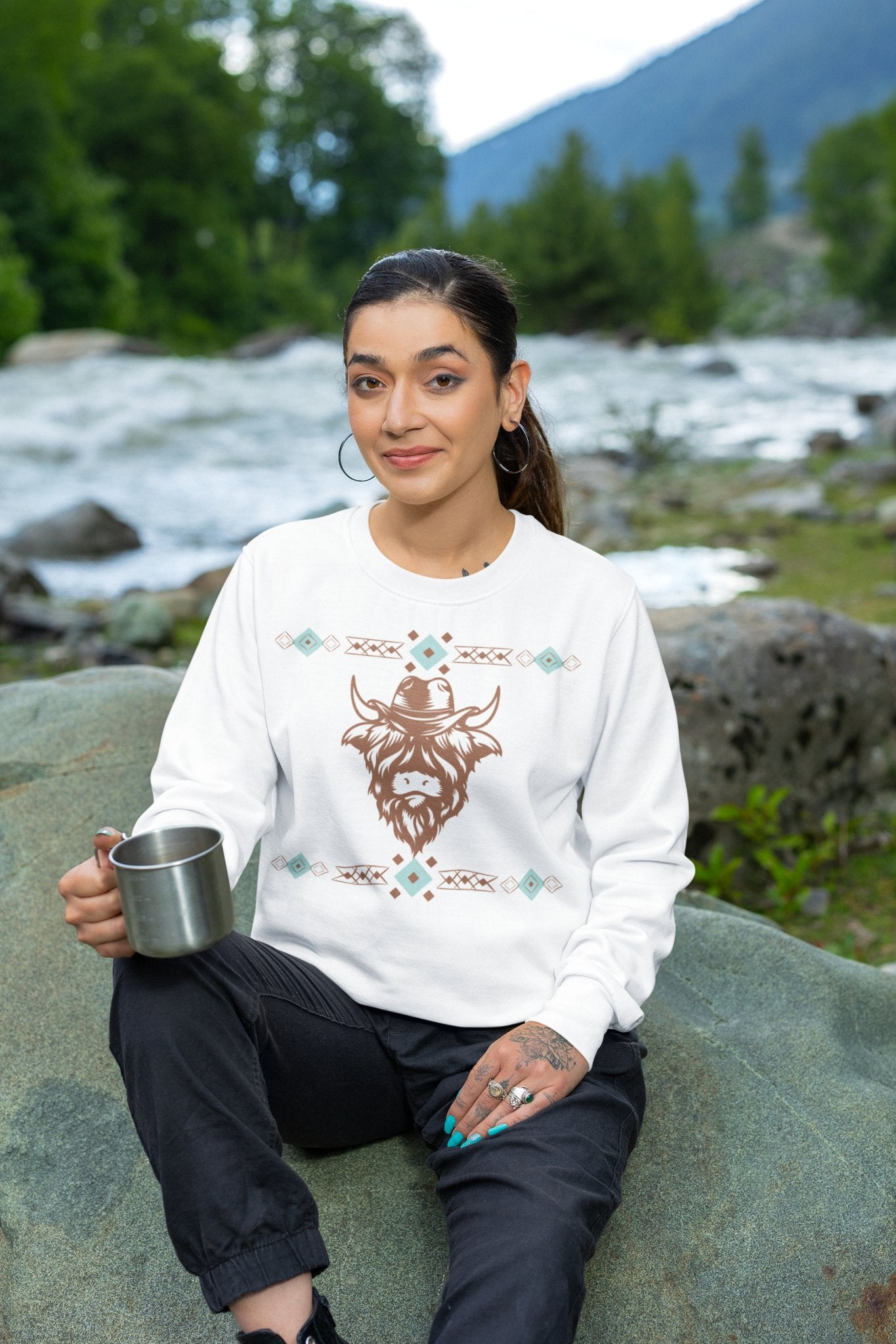 Diamond Highland Sweatshirt - SmorgeousByGina