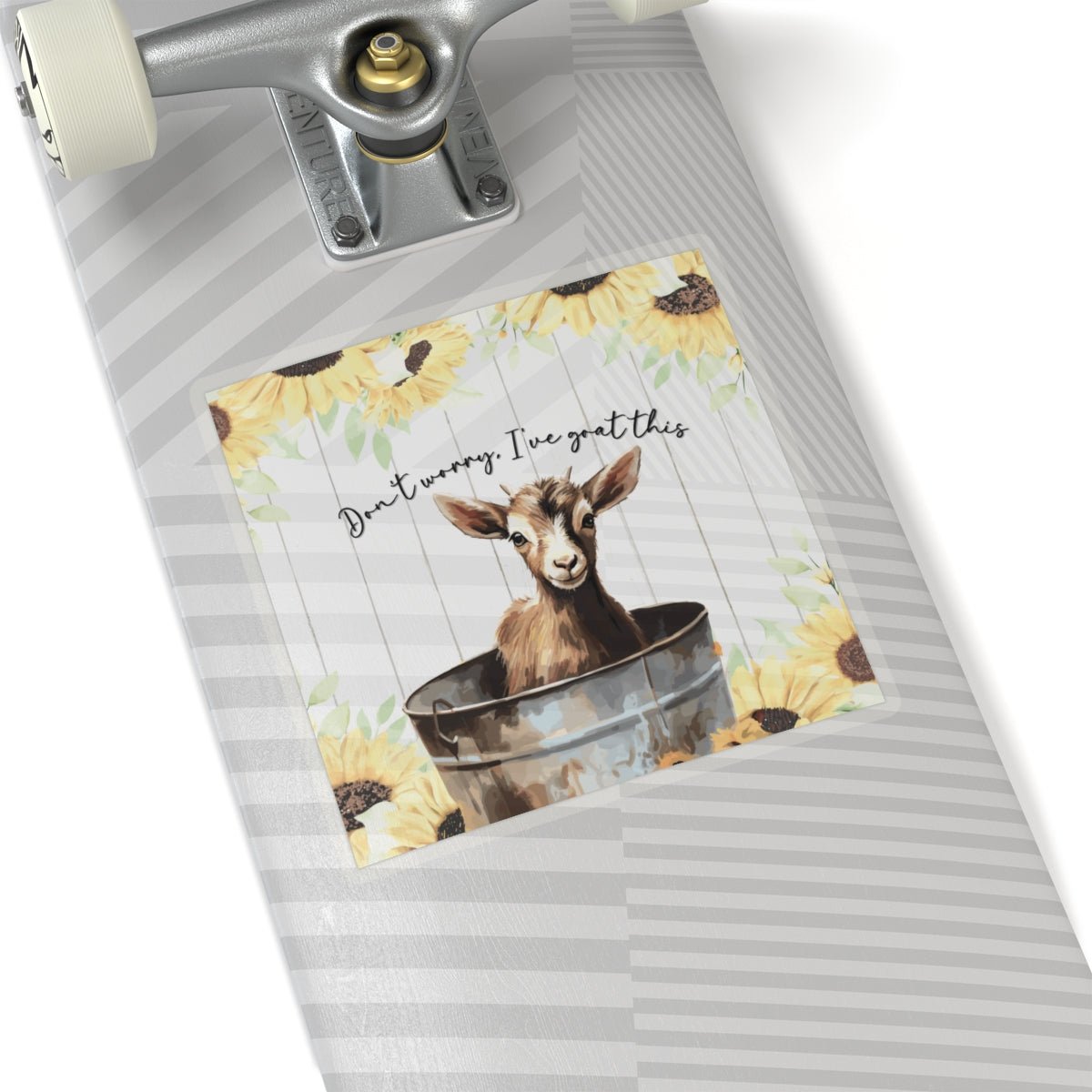 Don't Worry I've Goat This Kiss - Cut Stickers - SmorgeousByGina