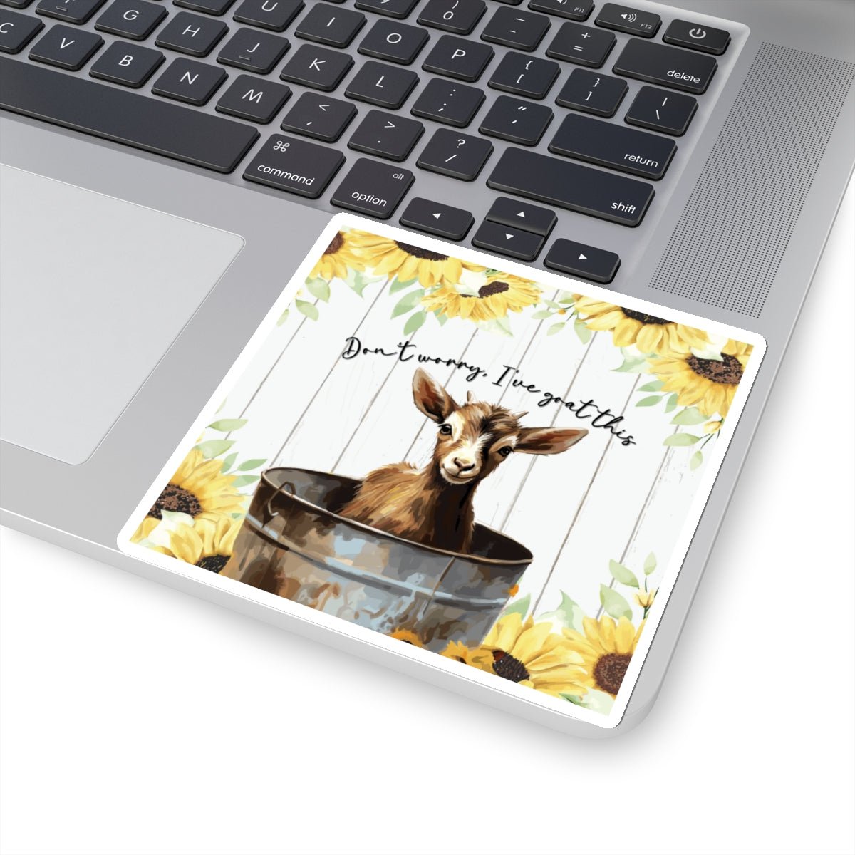 Don't Worry I've Goat This Kiss - Cut Stickers - SmorgeousByGina