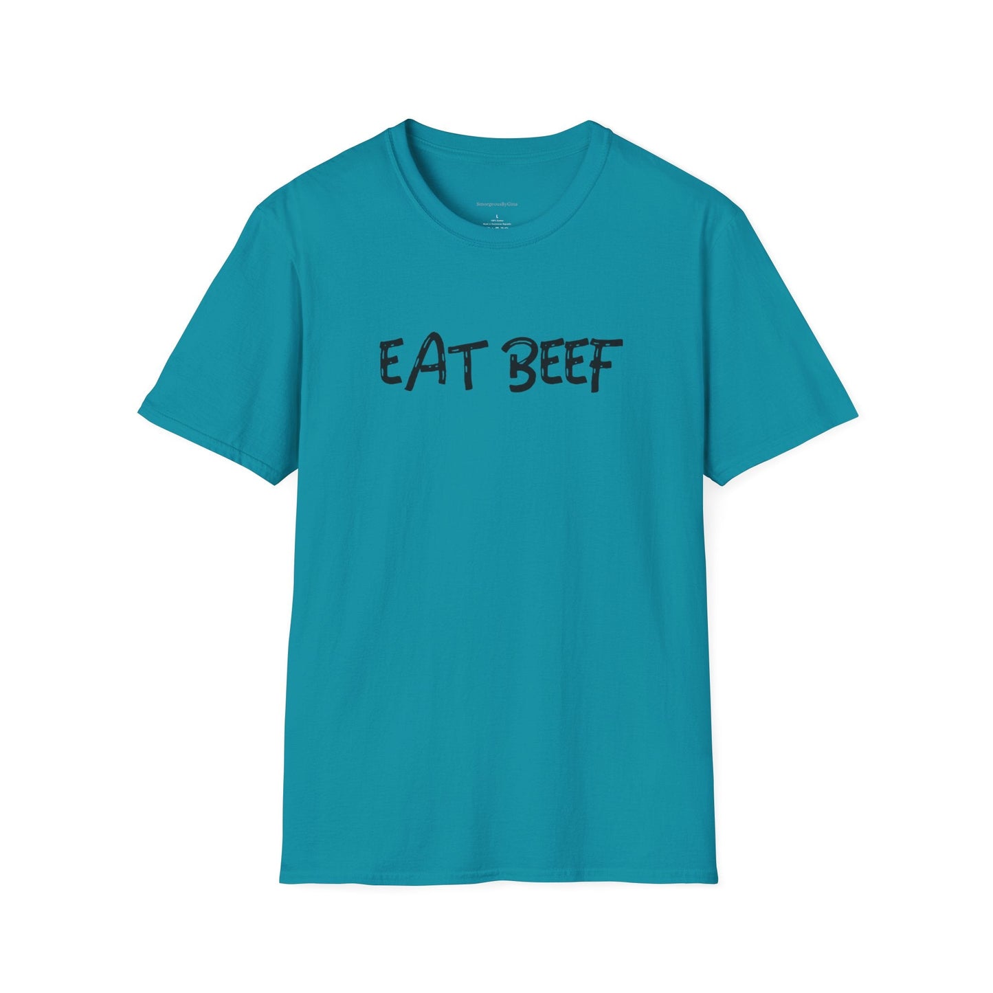 Eat Beef, BEEF, Support Ranchers, Beef Industry, Cattle, Ranch, Beef Shirt, Beef Tee, Softstyle T-Shirt, - SmorgeousByGina