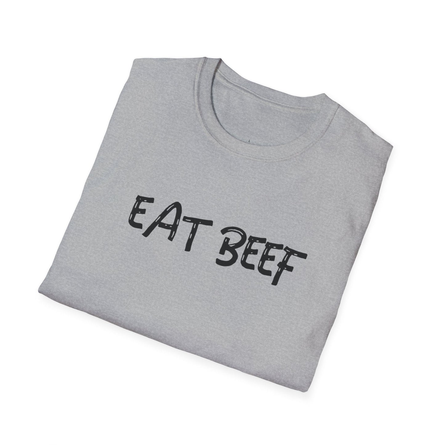 Eat Beef, BEEF, Support Ranchers, Beef Industry, Cattle, Ranch, Beef Shirt, Beef Tee, Softstyle T-Shirt, - SmorgeousByGina