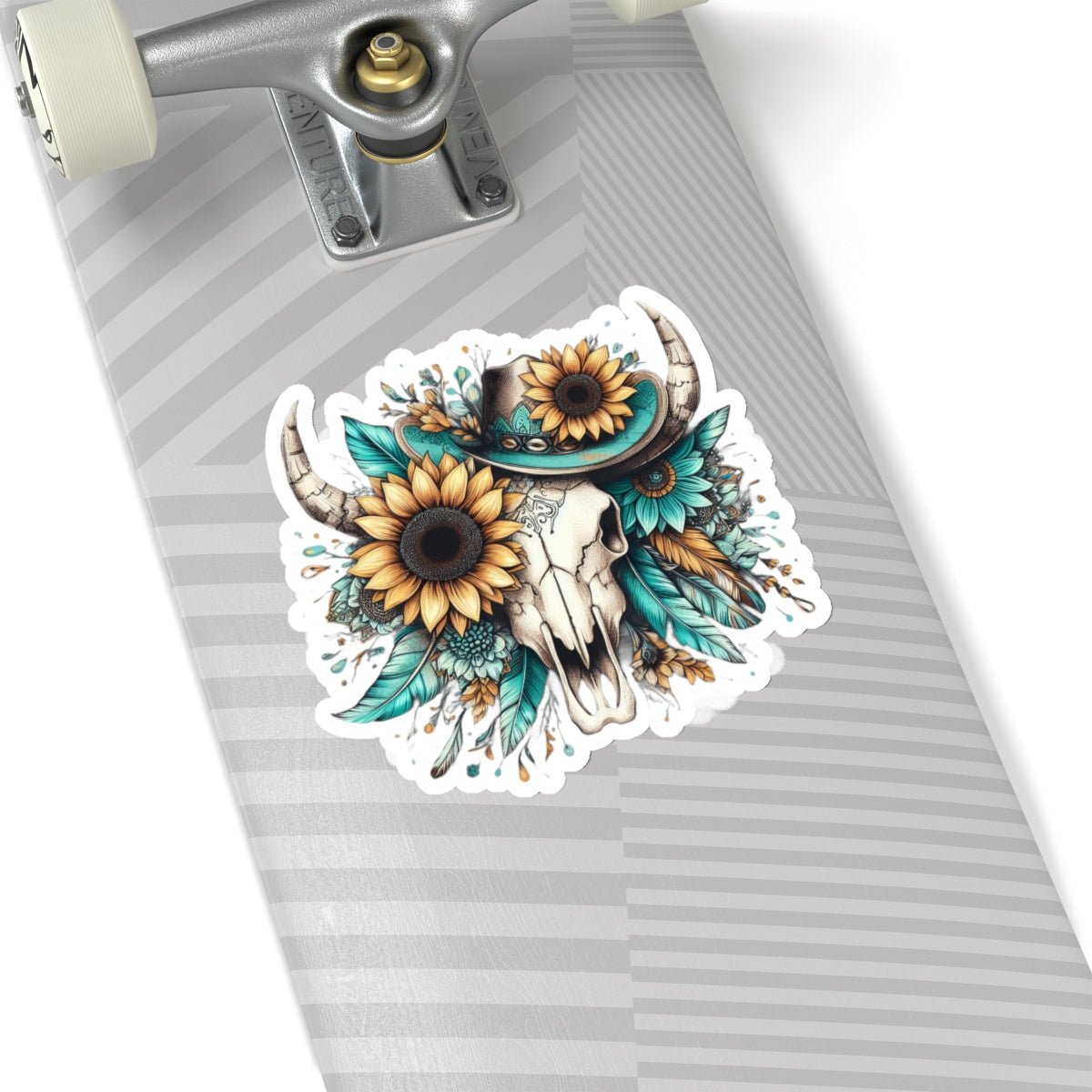 Fall Skull Kiss - Cut Stickers - SmorgeousByGina