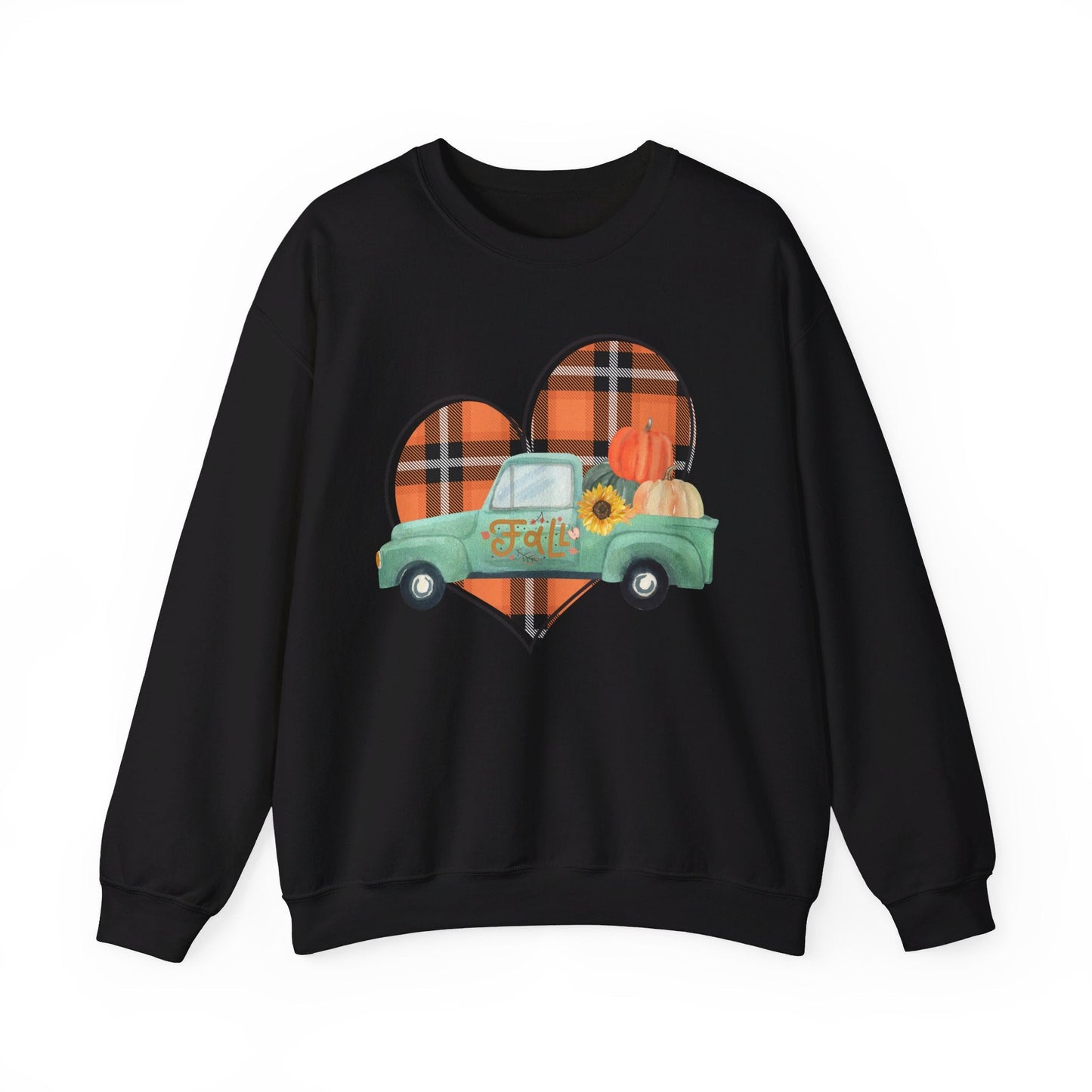 Fall Vintage Truck Unisex Heavy Blend™ Crewneck Sweatshirt - SmorgeousByGina