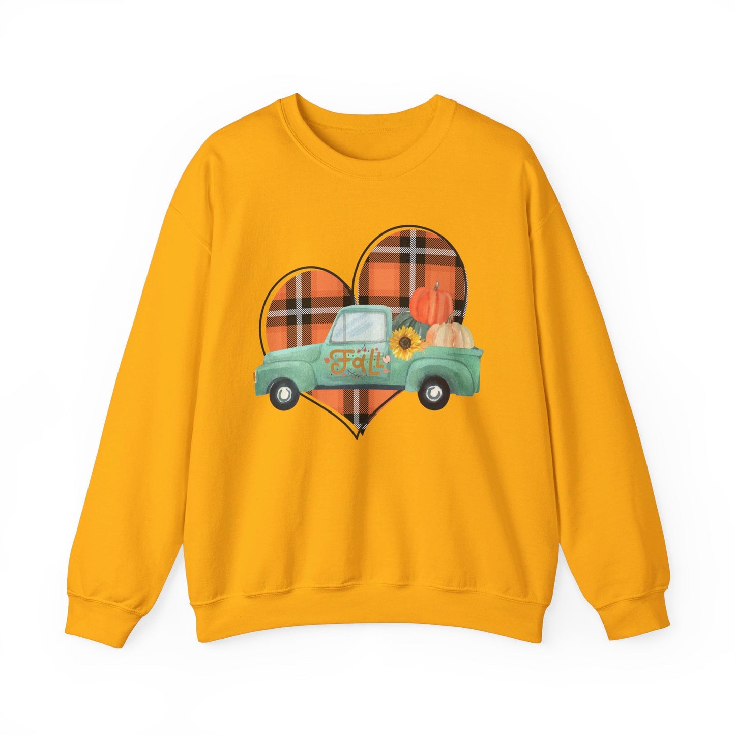 Fall Vintage Truck Unisex Heavy Blend™ Crewneck Sweatshirt - SmorgeousByGina