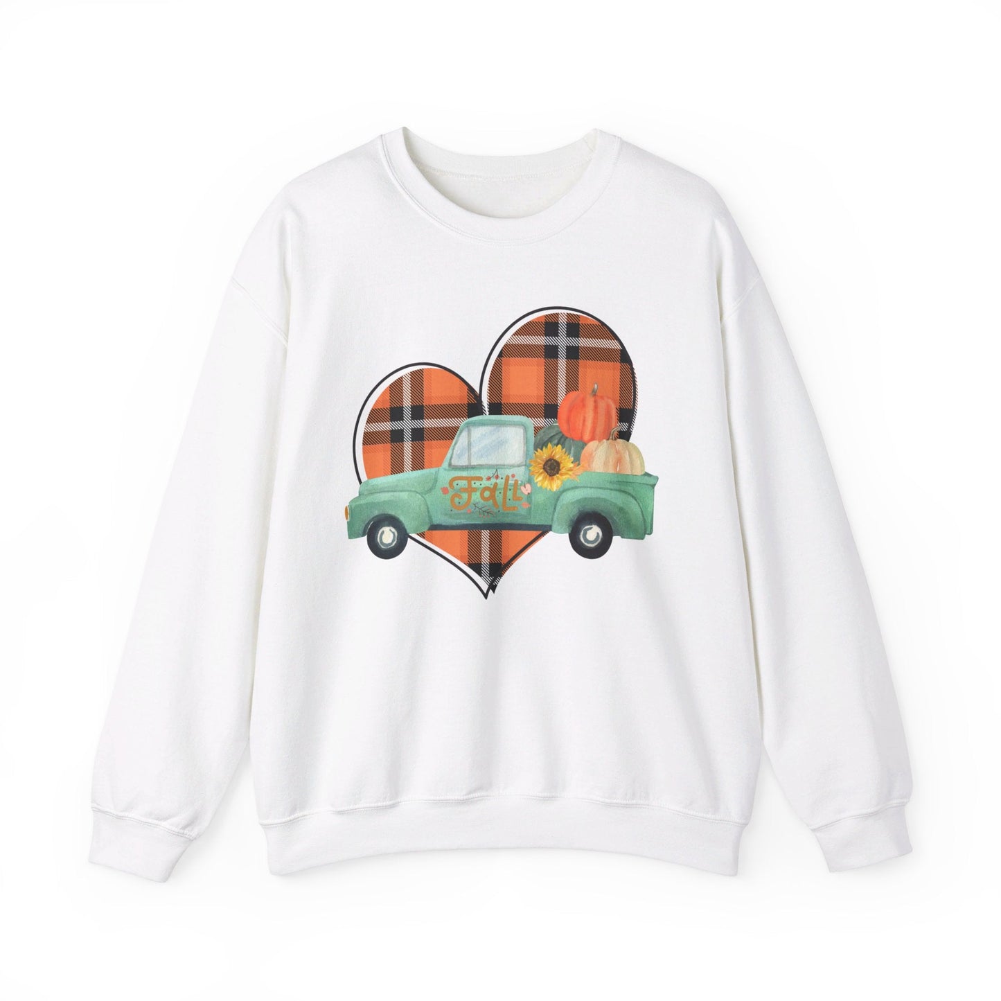 Fall Vintage Truck Unisex Heavy Blend™ Crewneck Sweatshirt - SmorgeousByGina