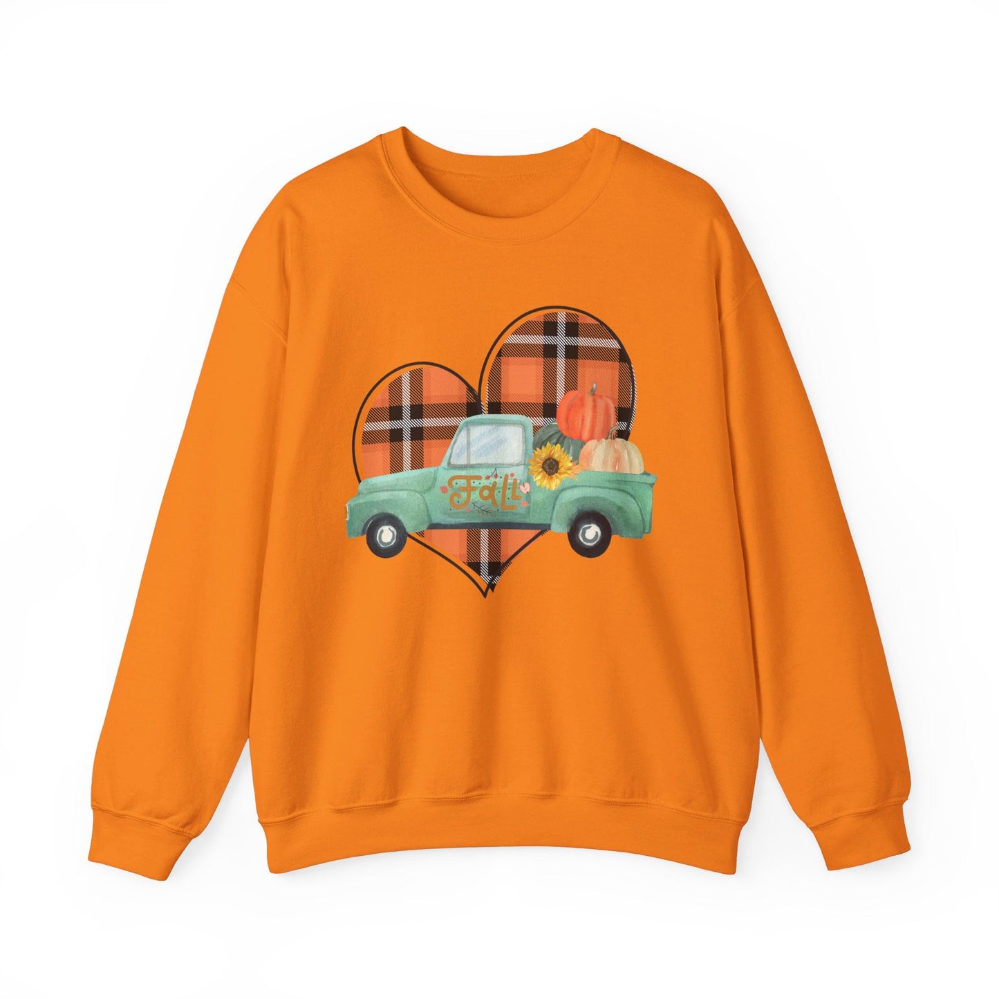 Fall Vintage Truck Unisex Heavy Blend™ Crewneck Sweatshirt - SmorgeousByGina