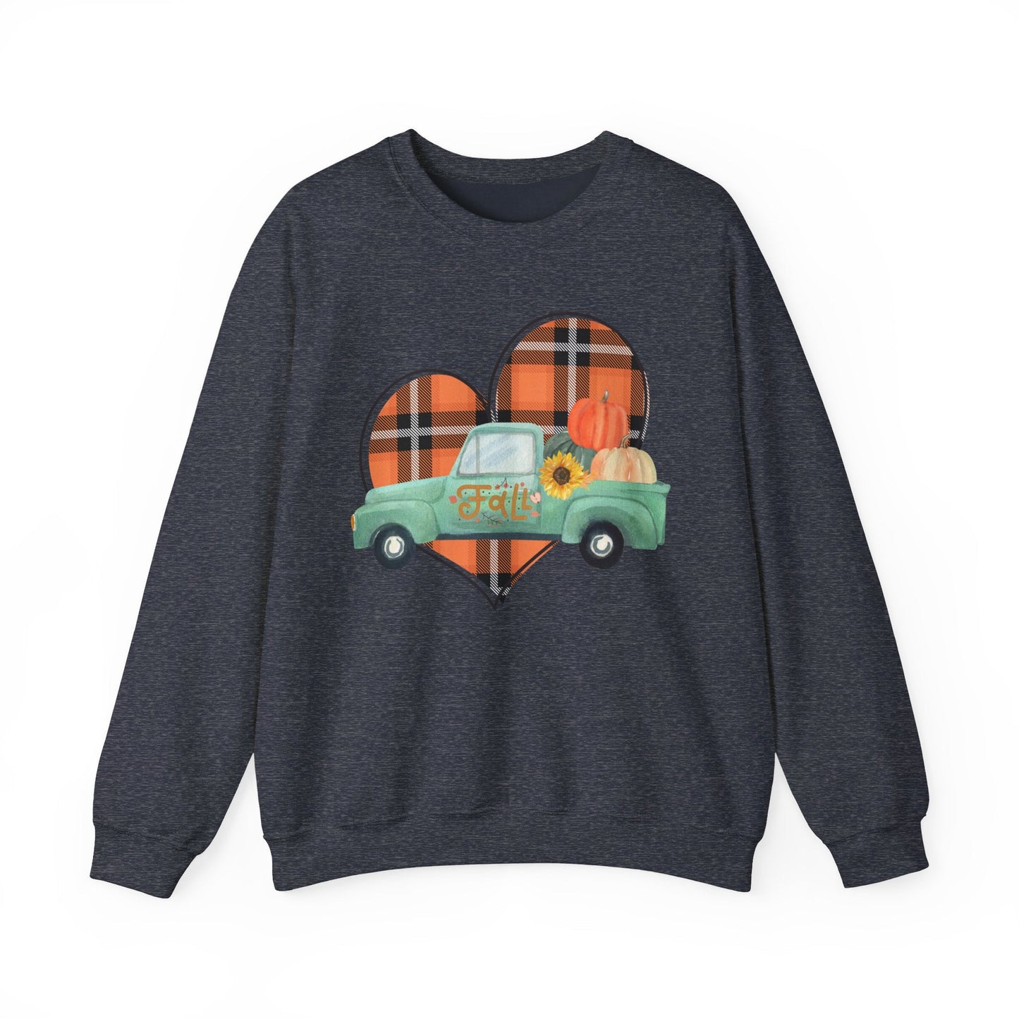Fall Vintage Truck Unisex Heavy Blend™ Crewneck Sweatshirt - SmorgeousByGina