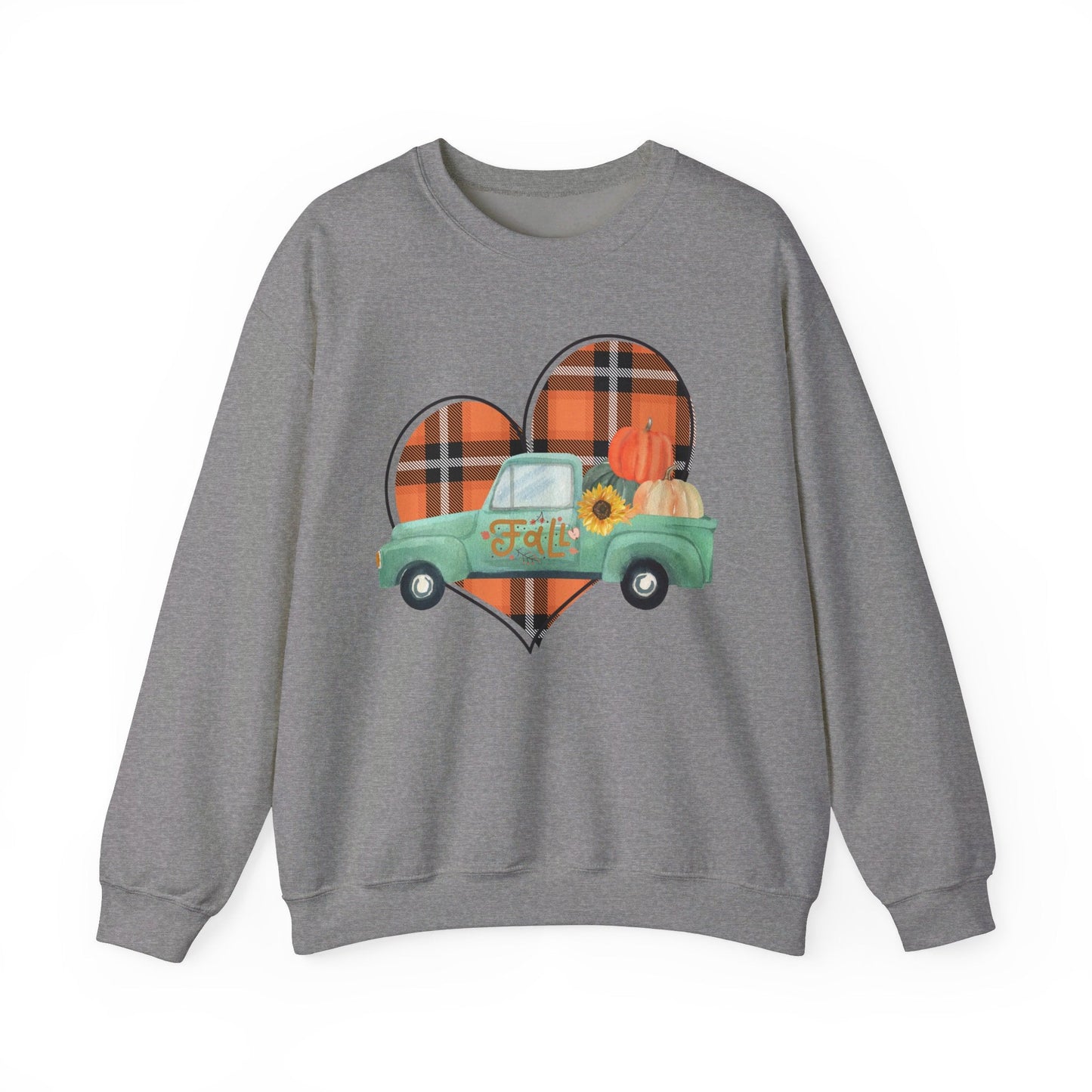 Fall Vintage Truck Unisex Heavy Blend™ Crewneck Sweatshirt - SmorgeousByGina