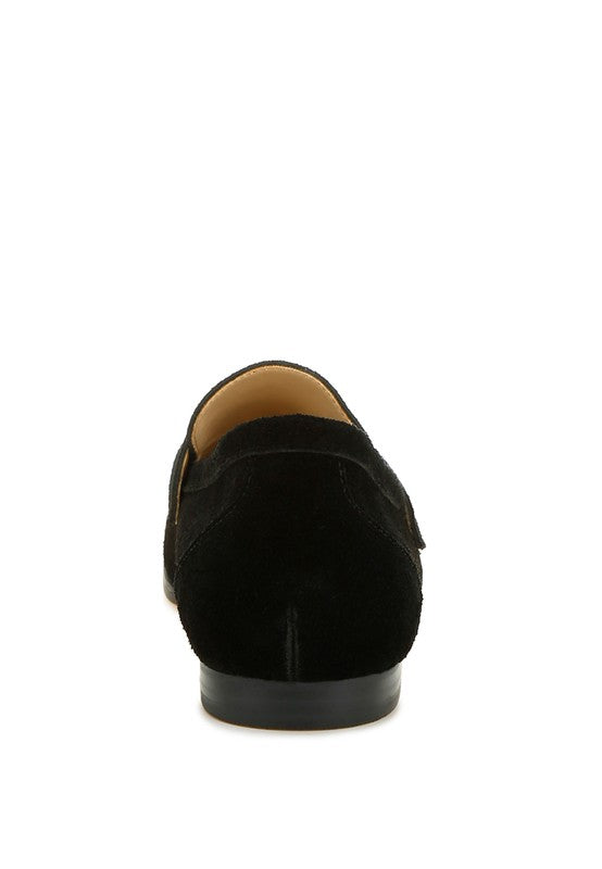 New Ode Rhinestone Penny Strap Loafers