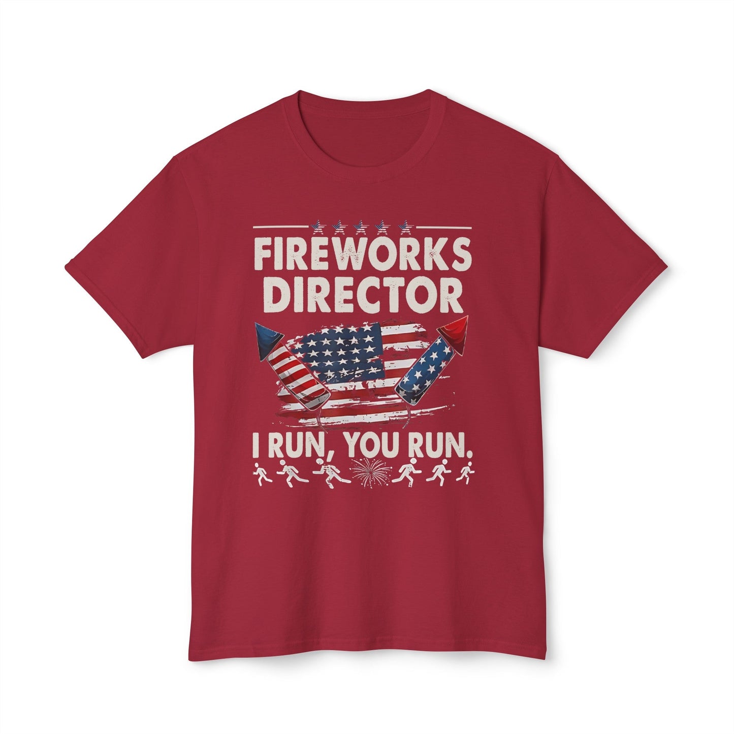 Fireworks Director, 4th of July, HD Cotton™ T-shirt - SmorgeousByGina