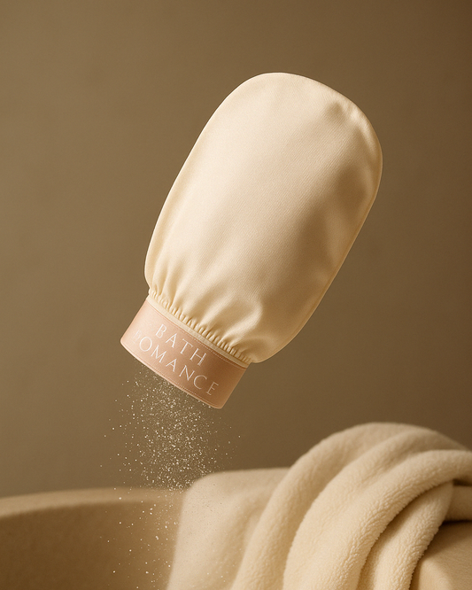 exfoliating silk bath glove