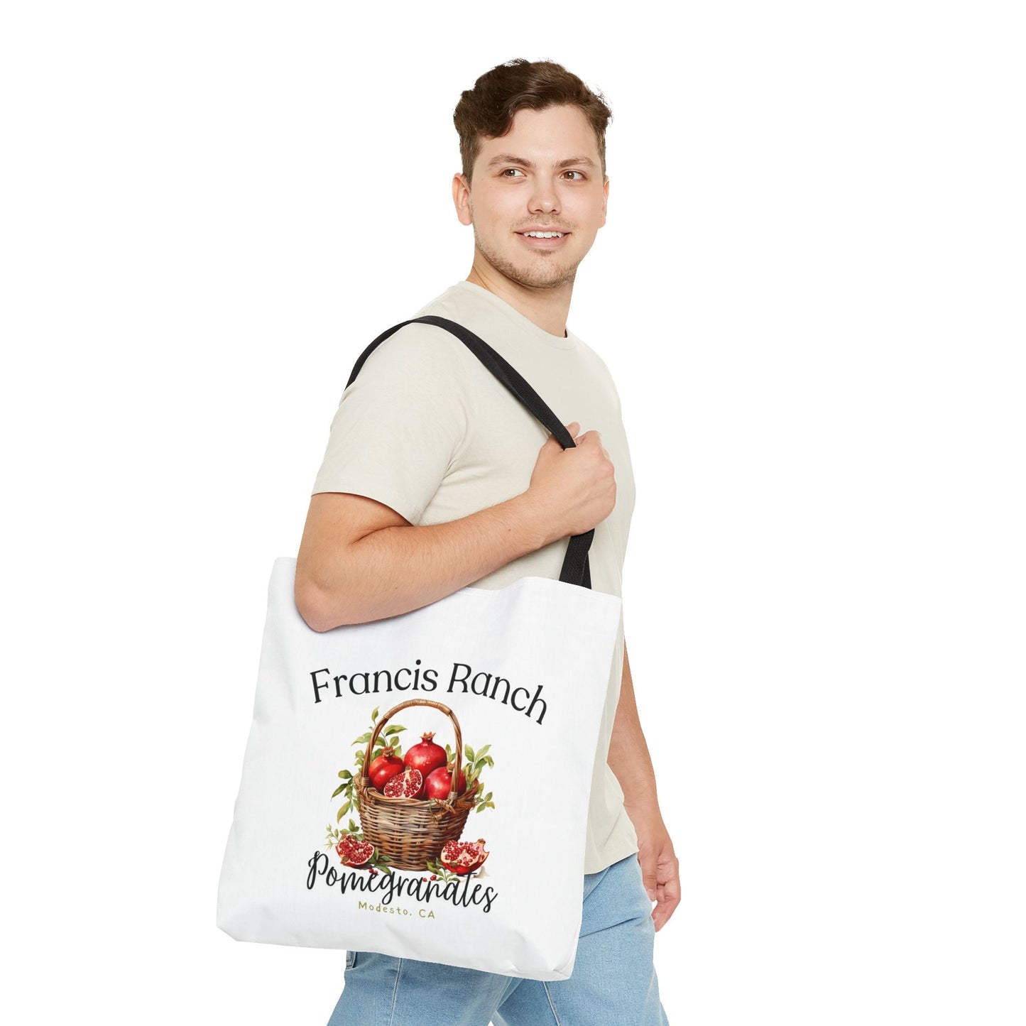 Francis Ranch Pomegranate Tote Bag (AOP) - SmorgeousByGina