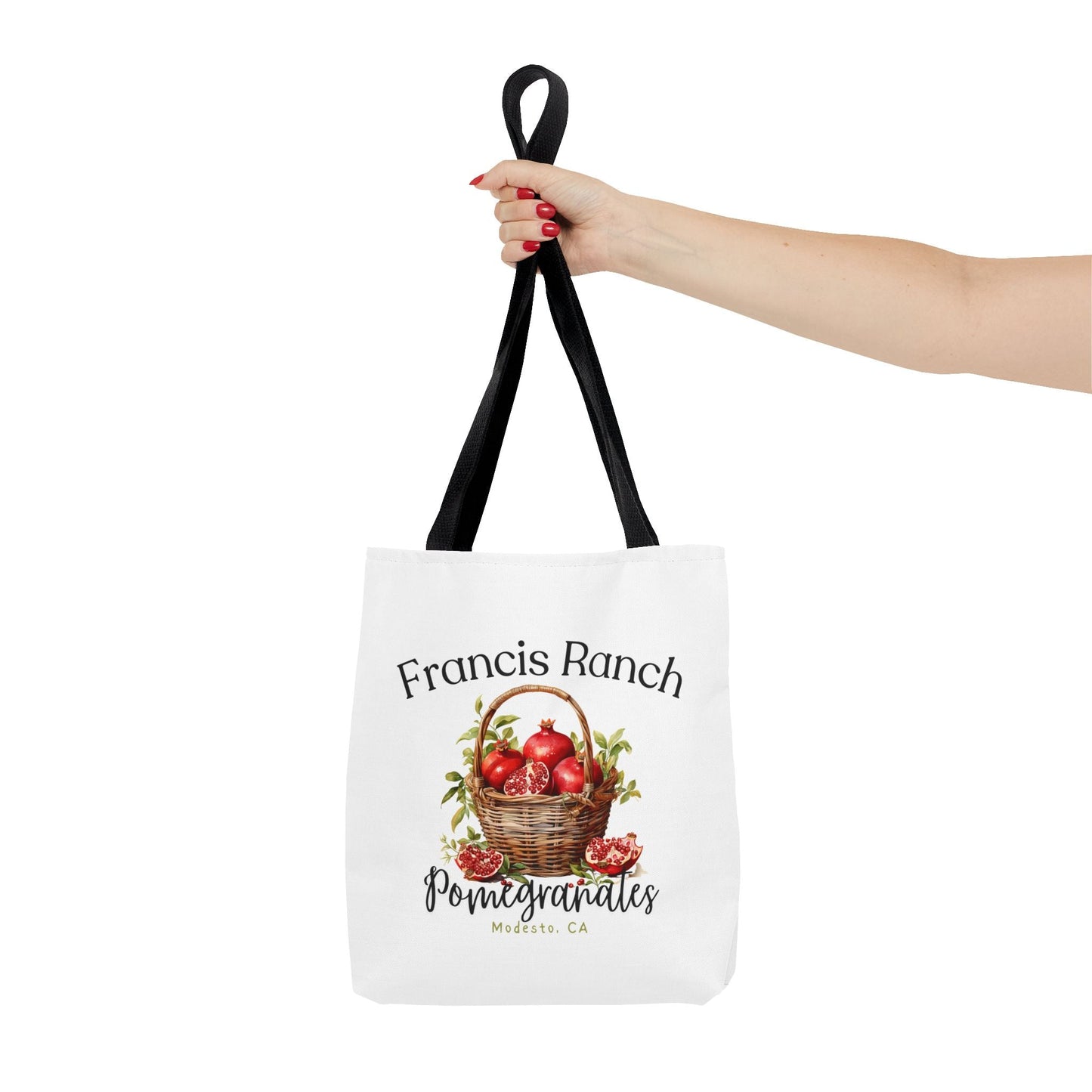 Francis Ranch Pomegranate Tote Bag (AOP) - SmorgeousByGina