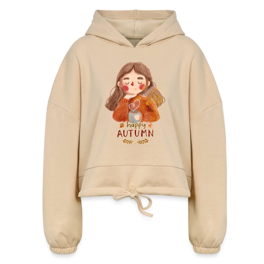Happy Autumn Women’s Cropped Hoodie - SmorgeousByGina