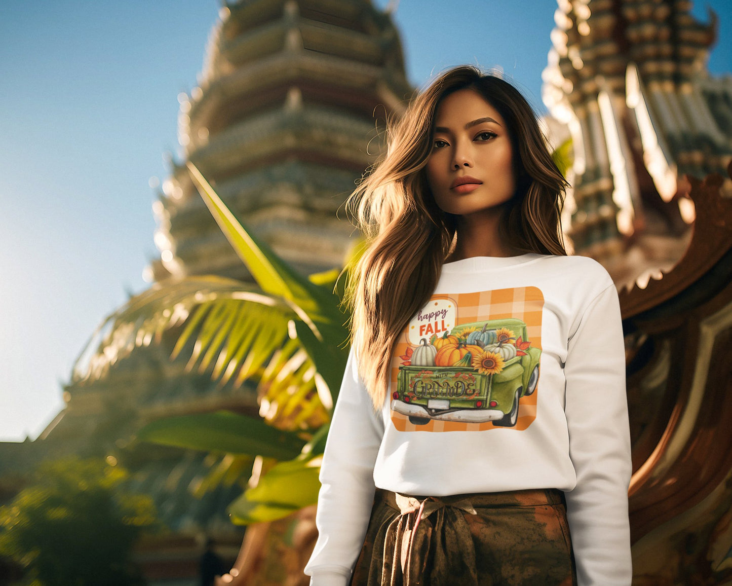 Happy Fall Unisex Heavy Blend™ Crewneck Sweatshirt - SmorgeousByGina