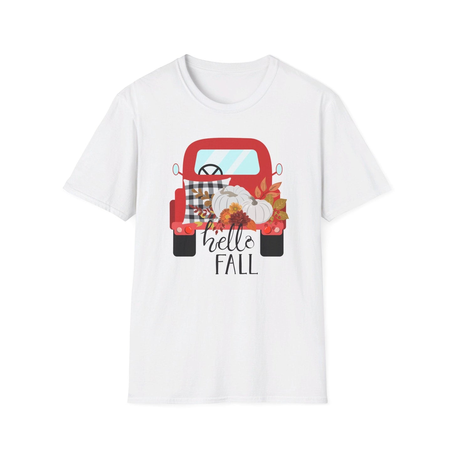 Hello Fall Unisex Softstyle T - Shirt - SmorgeousByGina