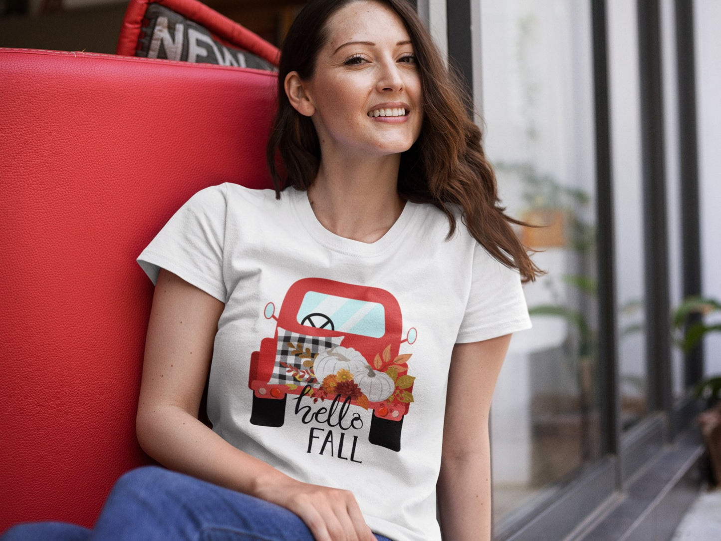 Hello Fall Unisex Softstyle T - Shirt - SmorgeousByGina