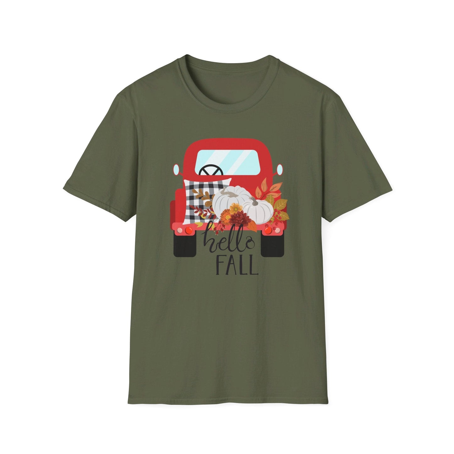 Hello Fall Unisex Softstyle T - Shirt - SmorgeousByGina