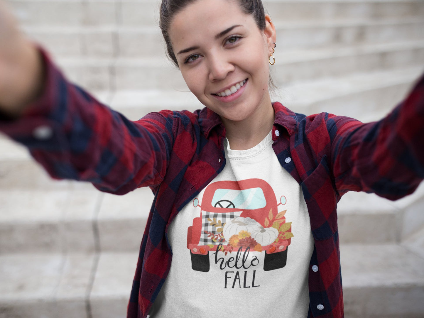 Hello Fall Unisex Softstyle T - Shirt - SmorgeousByGina
