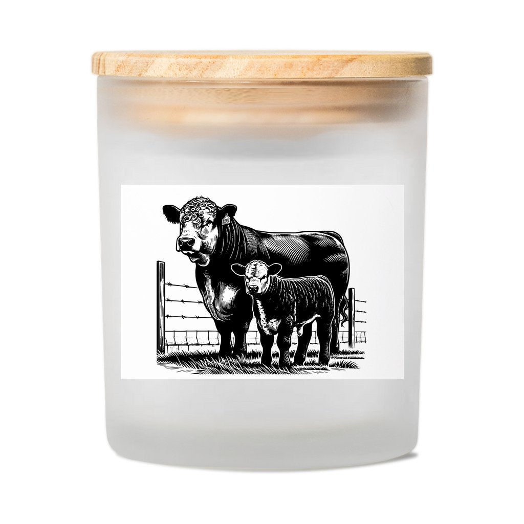 Hereford Cow and Calf Scented Candles - SmorgeousByGina