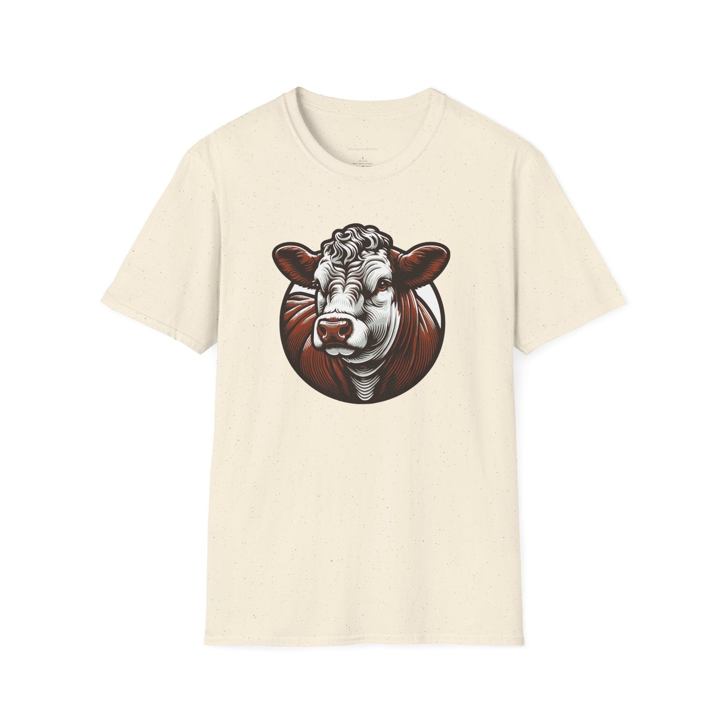 Hereford Cow, Hereford Shirt, Hereford Tee, Eat Beef, Support Ranchers, Unisex, Softstyle T-Shirt - SmorgeousByGina
