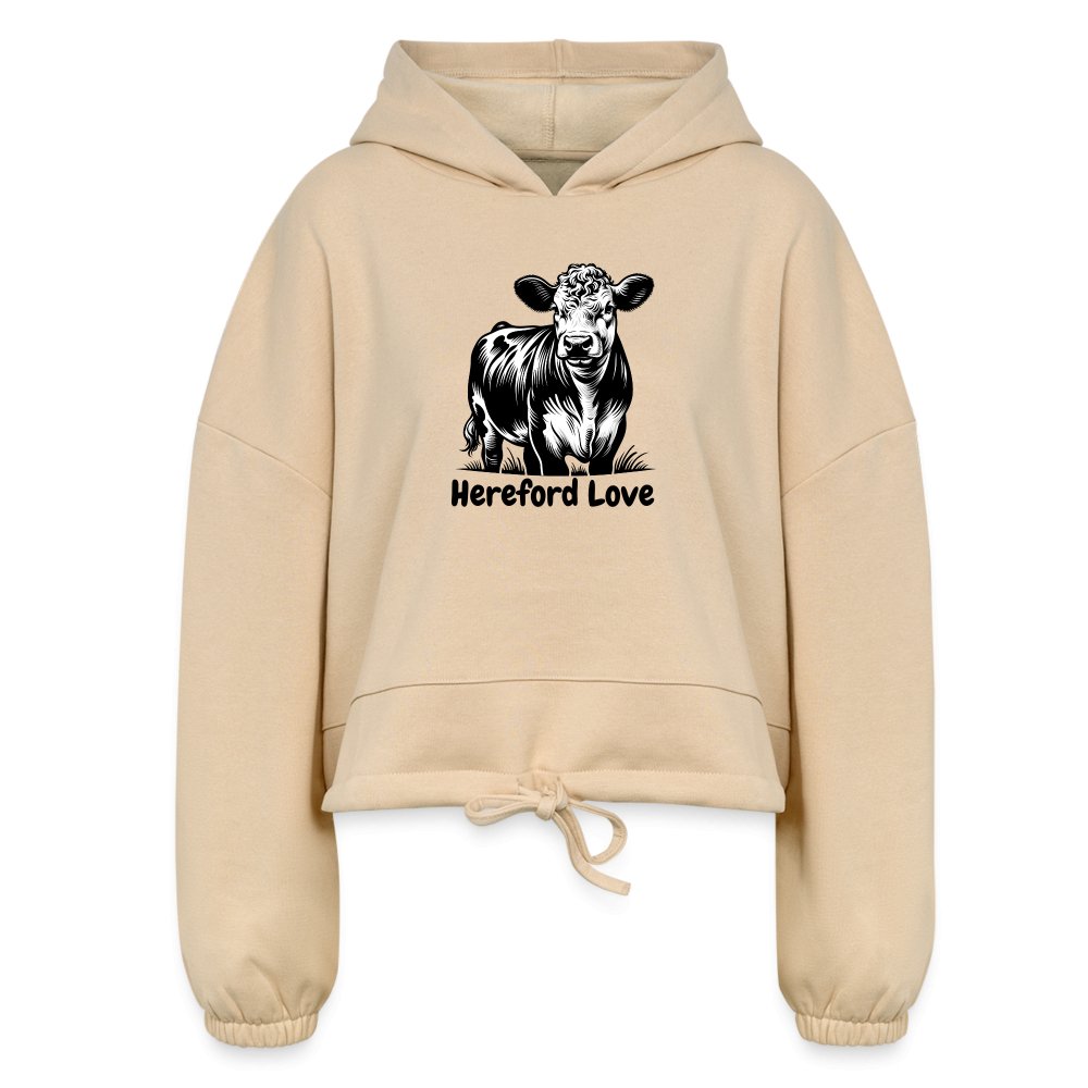 Hereford Love Women’s Cropped Hoodie - SmorgeousByGina