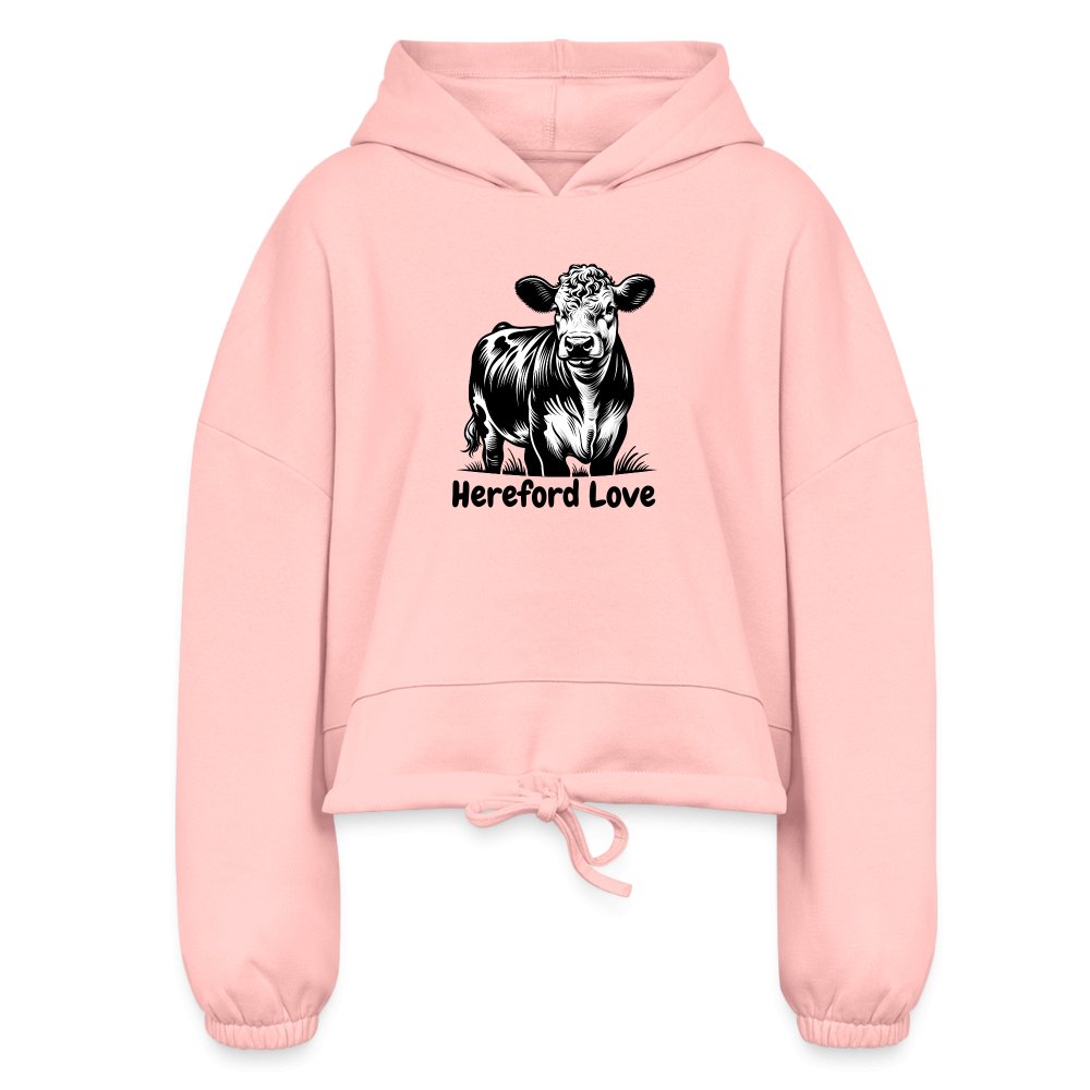 Hereford Love Women’s Cropped Hoodie - SmorgeousByGina