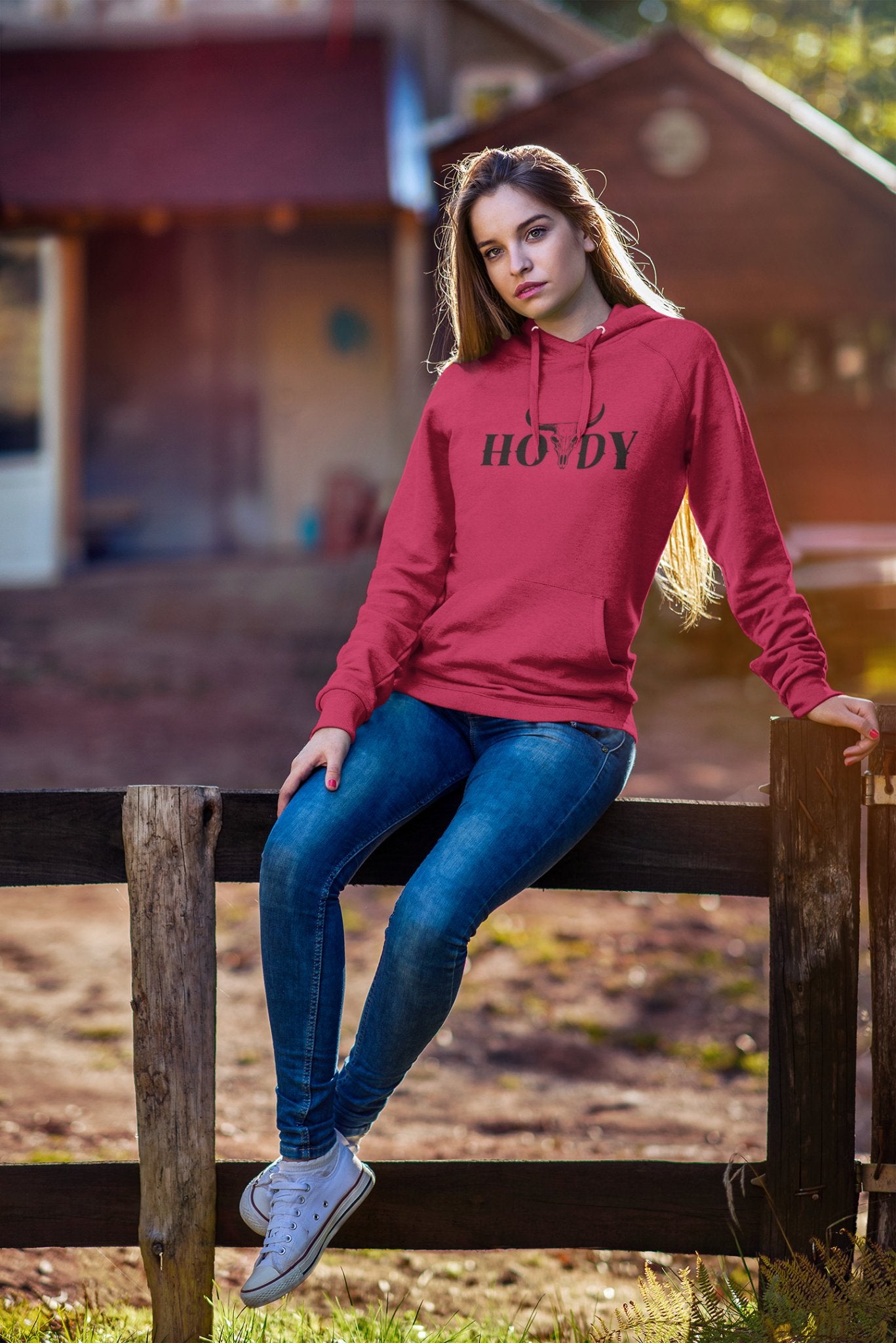 Howdy Hoodie, Unisex Heavy Blend™ Hooded Sweatshirt - SmorgeousByGina