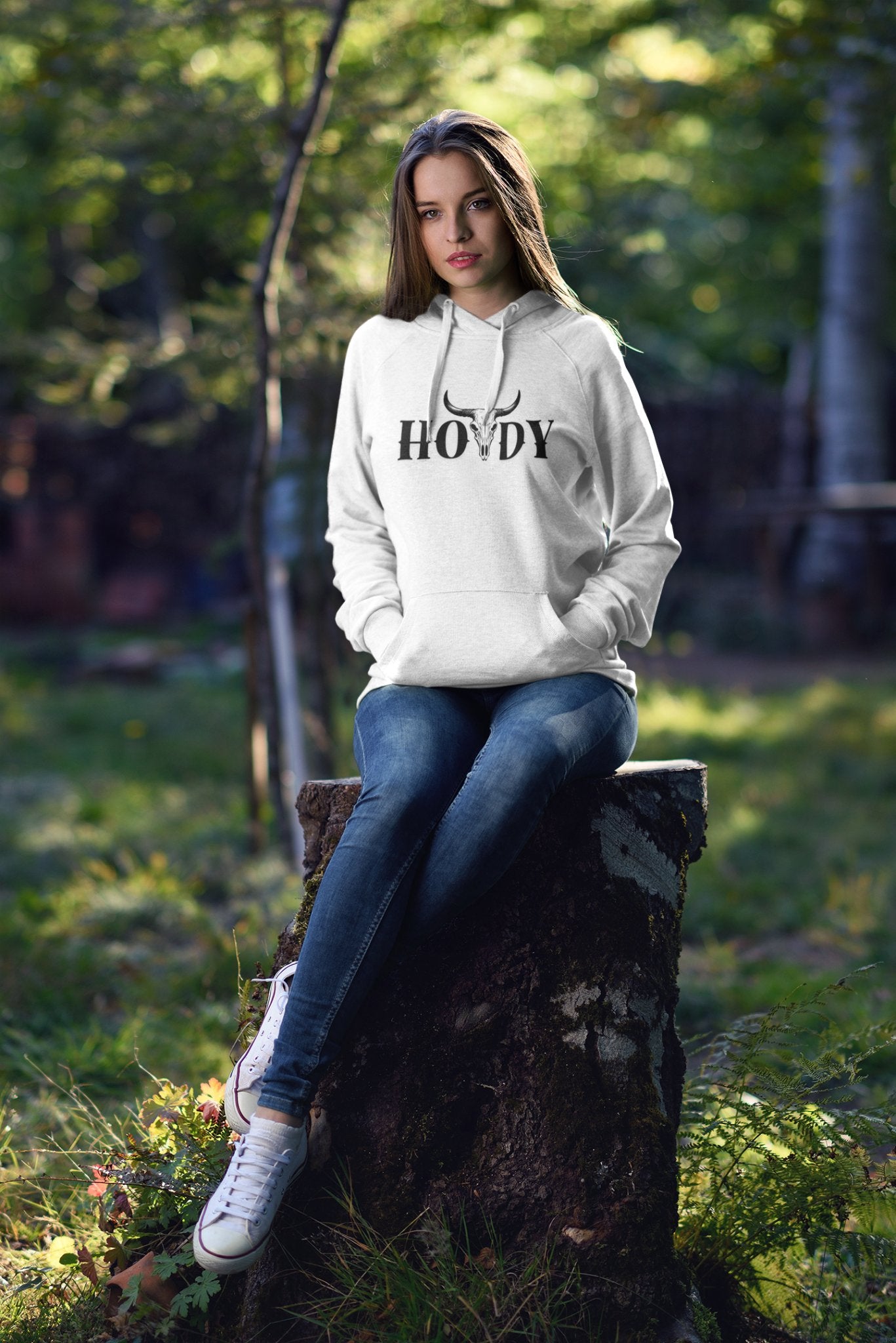 Howdy Hoodie, Unisex Heavy Blend™ Hooded Sweatshirt - SmorgeousByGina