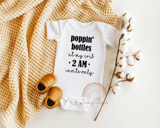 Poppin' Bottle At My Crib Bodysuit