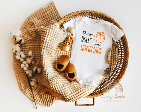 These Rolls Are Homemade Baby Bodysuit