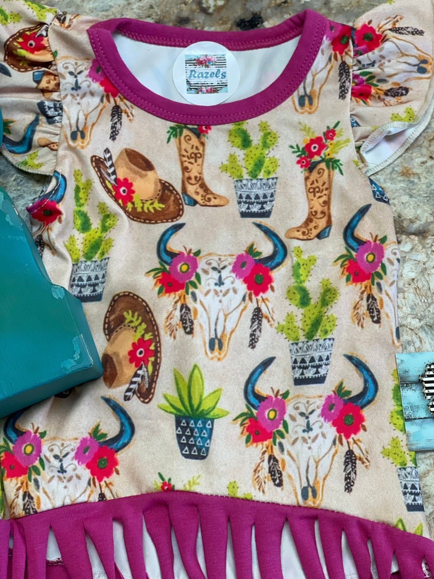 Cowgirl Fringe Tunic Dress: Western Birthday Outfit